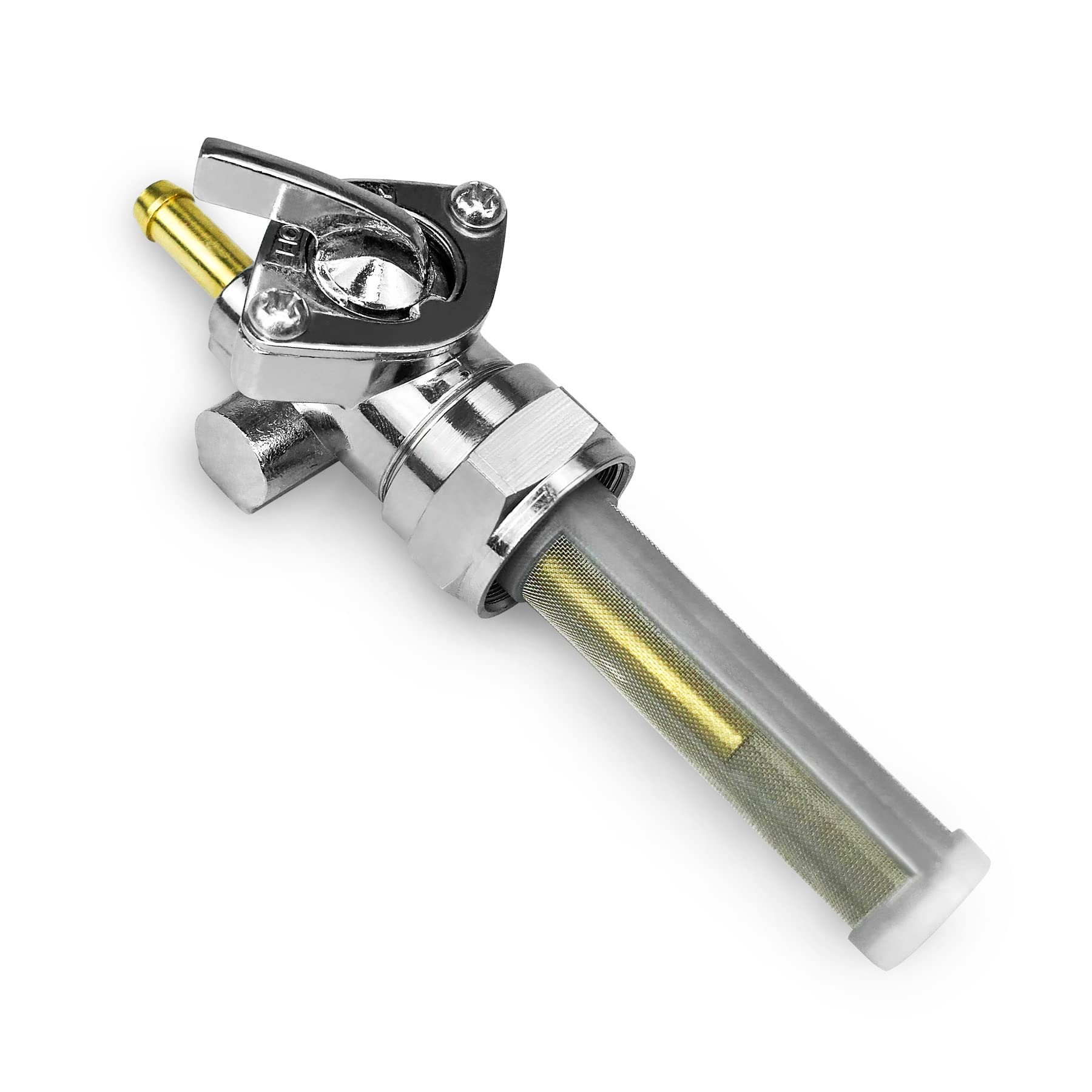 Fuel Petcock Valve Switch Fit For Harley Sportster Big Twin And Custom Tanks 1975-2006 Replace 62168-81 62167-81 62163-75 011401 Gas Tank Fuel Petcock Shut Off Valve Switch