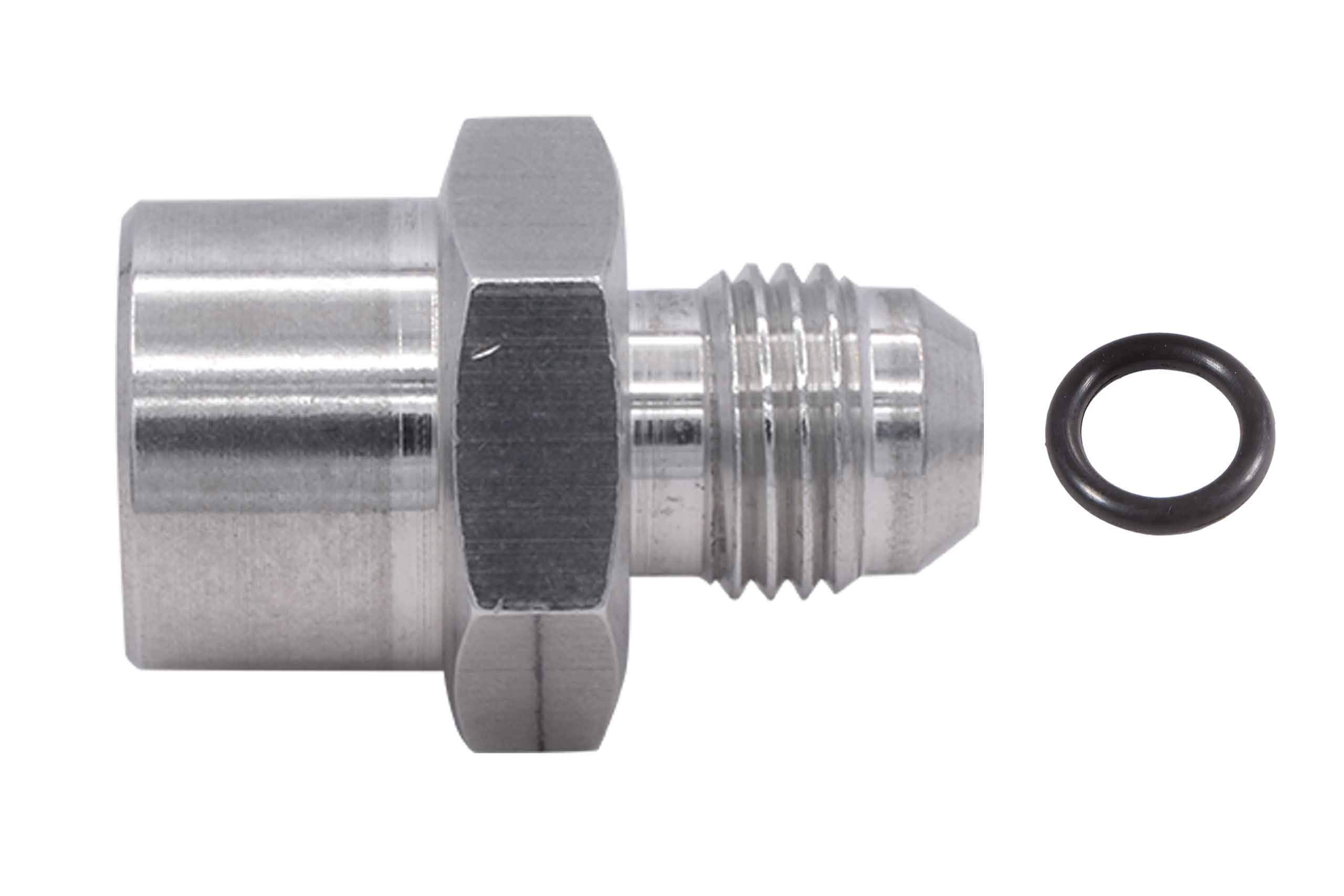 Ict Billet Tbi/Vortec 87-98 Truck 6An Male Flare Supply Feed Fuel Line Adapter Fitting To Female M16-1.5 Oring Power Steering And Fuel Adapter Thread Connector Aluminum F06Anfm1615