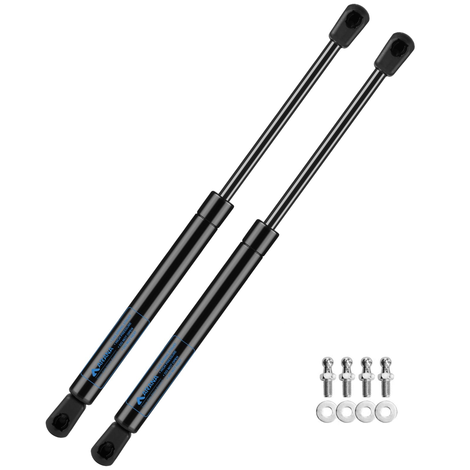 C1608054 20' Gas Prop Spring Strut 20 Inch 100 Lb Per Shock C16-08054 For Camper Shell Rv Bed Tonneau Cover Storage Box Basement Door Floor Hatch Window Lift Struts (Applicable Lid Weight 85-110Lbs)