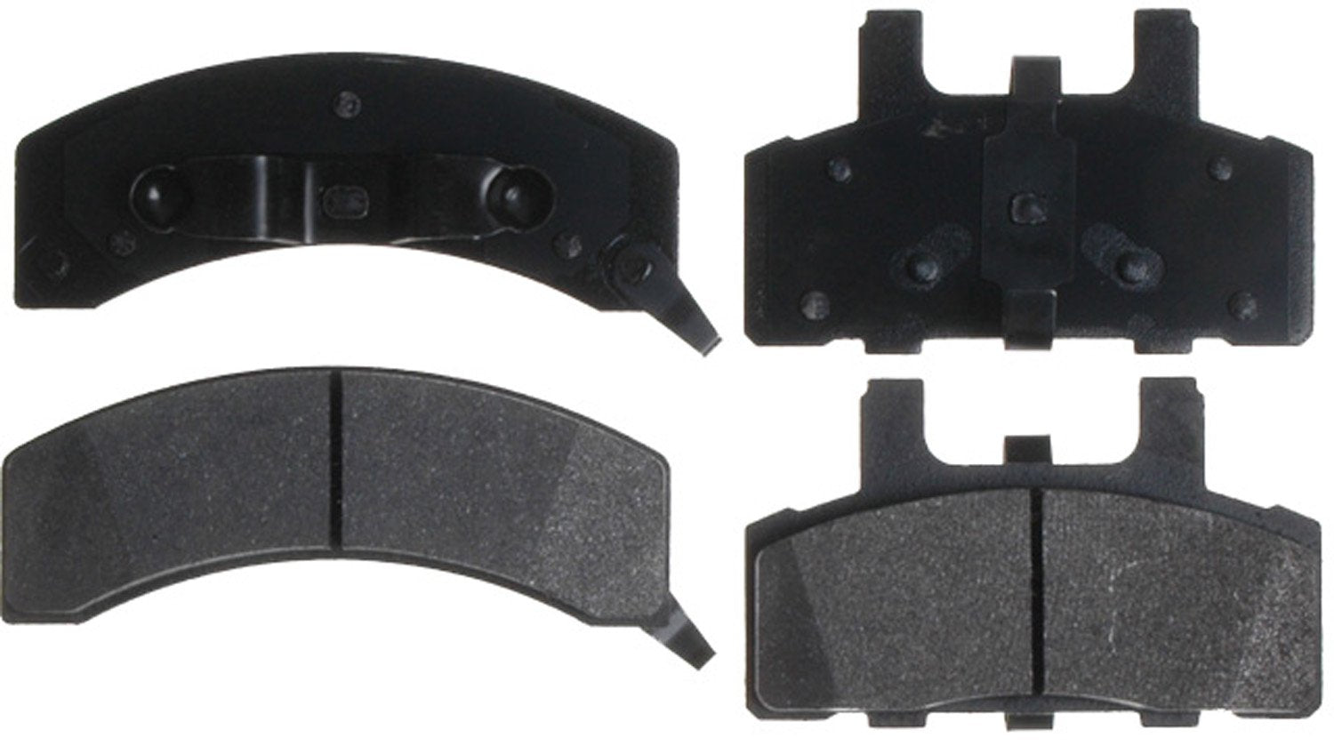 Acdelco Silver 14D369Mx Semi-Metallic Front Disc Brake Pad Set