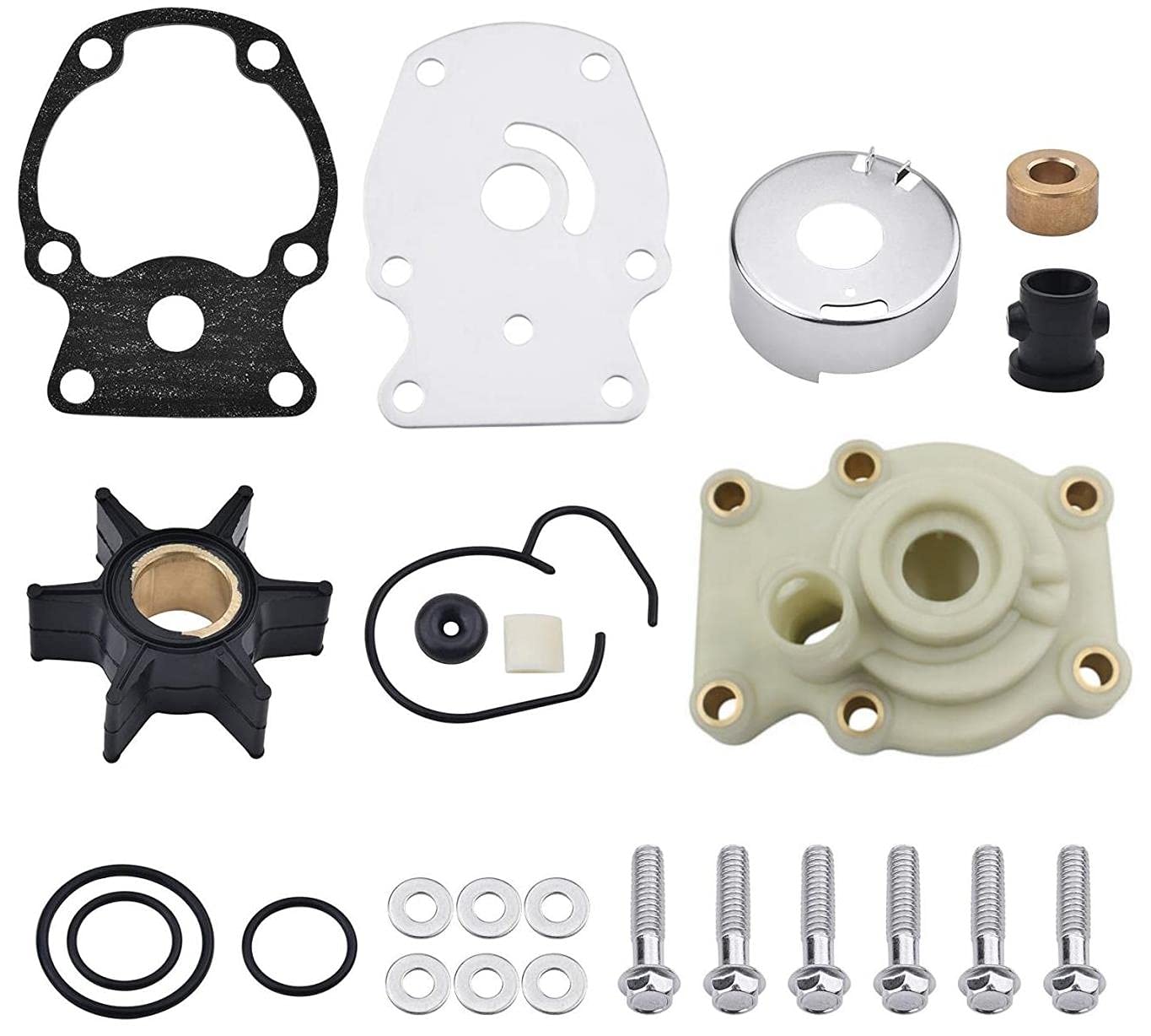 393630 Water Pump Kit Fit Johnson Evinrude Omc Outboard 20 25 30 35 Hp Replacement