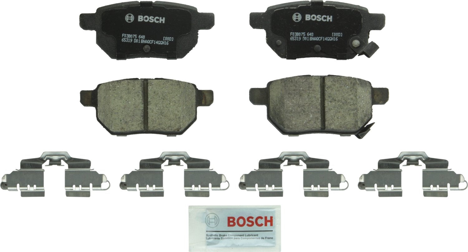 Bosch Bc1354 Quietcast Premium Ceramic Disc Brake Pad Set - Compatible With Select Lexus Ct200H; Pontiac Vibe; Scion Im, Tc, Xb; Toyota Corolla, Matrix, Prius, Prius Prime, Yaris; Rear