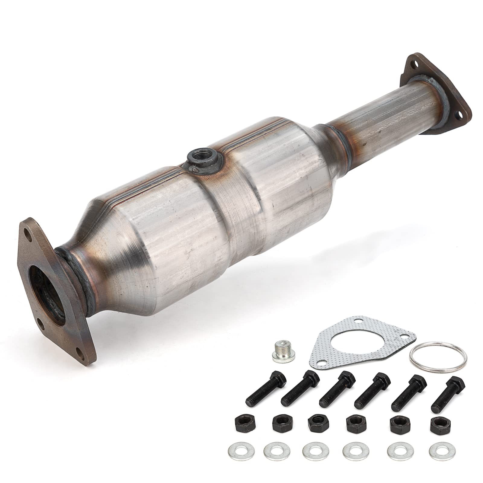 Fomiuzy High Flow Front Catalytic Converter Kit Direct-Fit Honda Accord 2003 2004 2005 2006 2007 2.4L