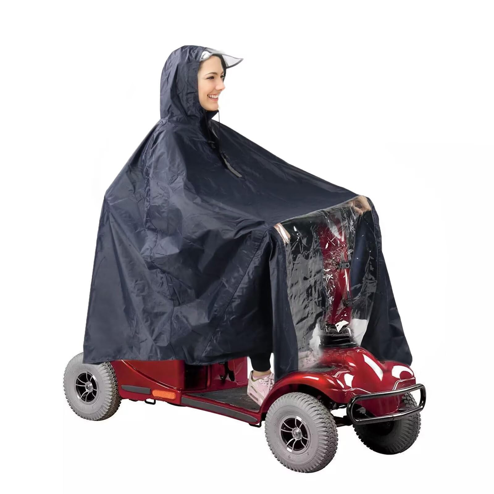 Jungda Mobility Scooter Rain Cover For Riding,Waterproof Electric Scooter Poncho For You,Mobility Scooter Accessories