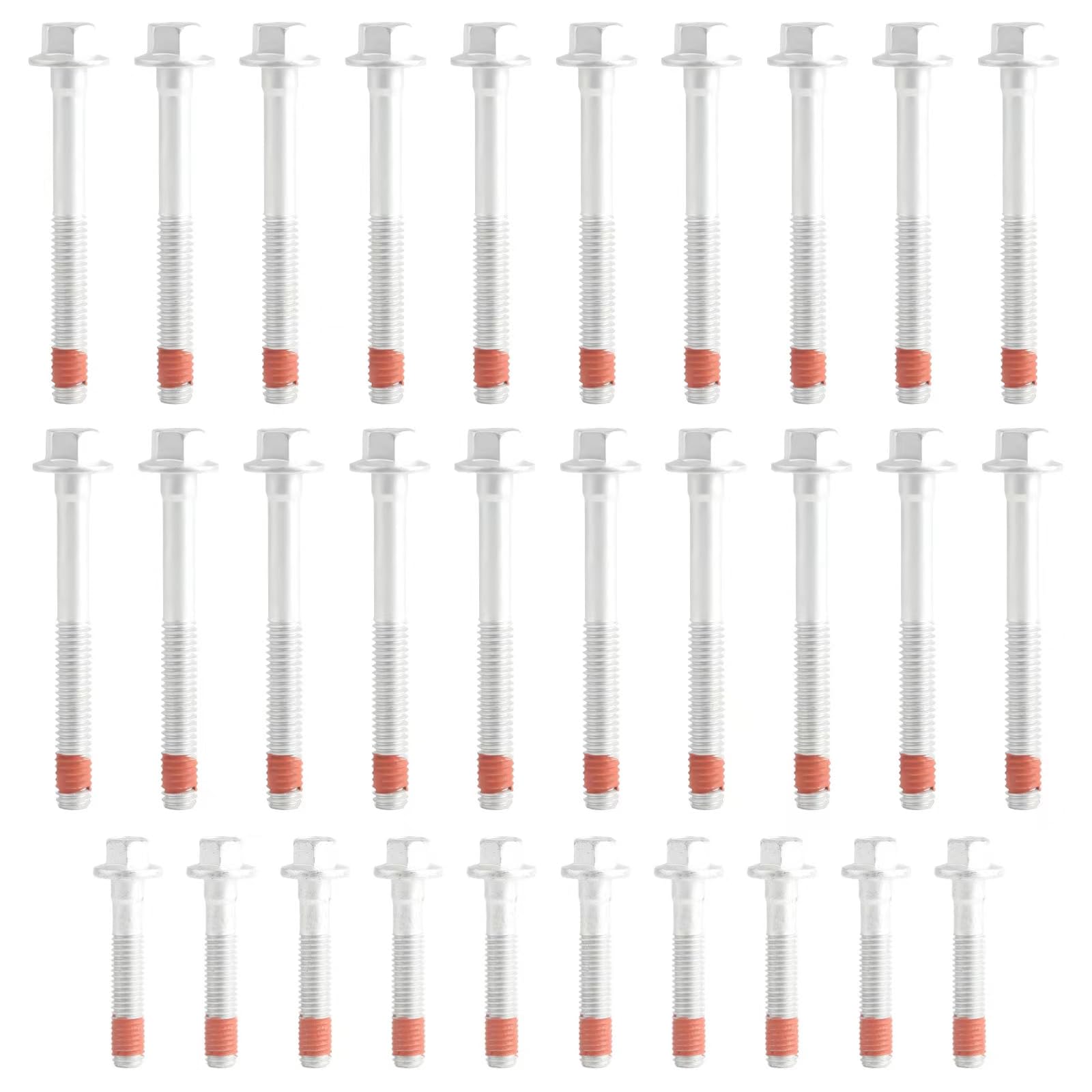Es72220 Cylinder Head Bolt Set Compatible With Chevy Silverado Corvette Gmc Savana Sierra Yukon Cadillac Escalade Buick Hummer Pontiac Replaces# Es72390
