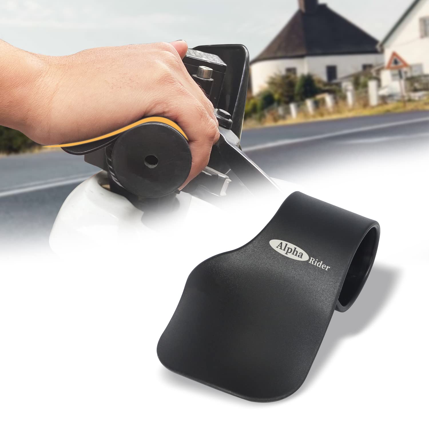 Alpha Rider Cruise Throttle Assist For 7/8' Handlebar Universal Motorcycle Throttle Mounted Assist Oil Control For Street Bike Sport Off Road Scooter Naked Atv 22Mm Handlebar