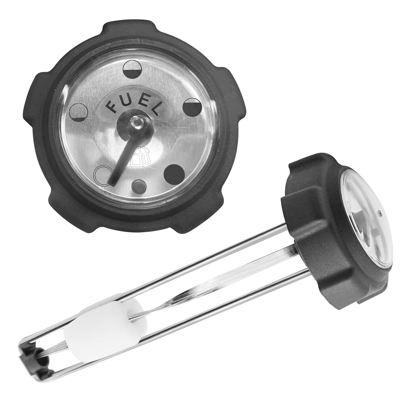 Fuel Gauge Gas Cap 9' Fit For John Deere 316 318 322 420 Am39206 Am143248 Dixie Chopper 40222 Murray 091349 Exmark Toro 1-303284 1-513508 1-543365 Honda 300 Series Tractors