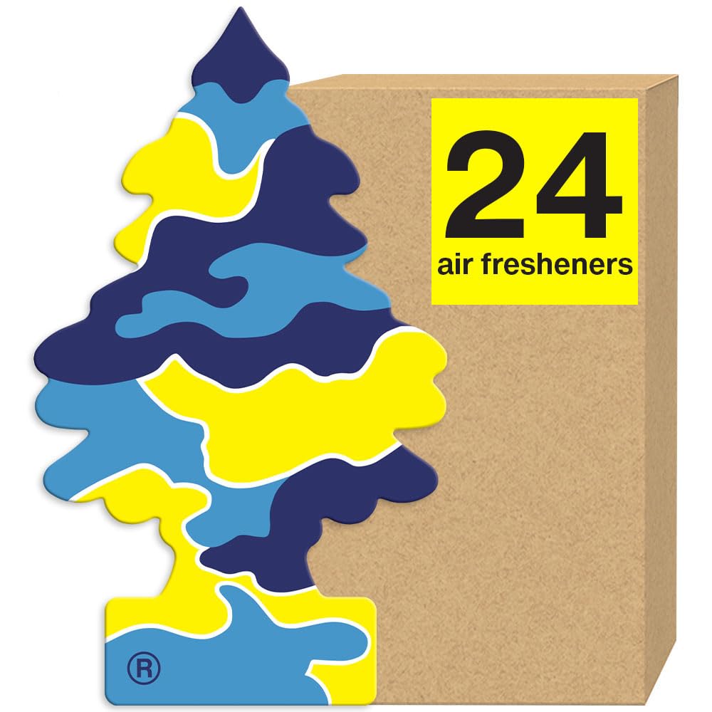 Little Trees Air Fresheners Car Air Freshener. Hanging Tree Provides Long Lasting Scent For Auto Or Home. Piña Colada, 24 Air Fresheners