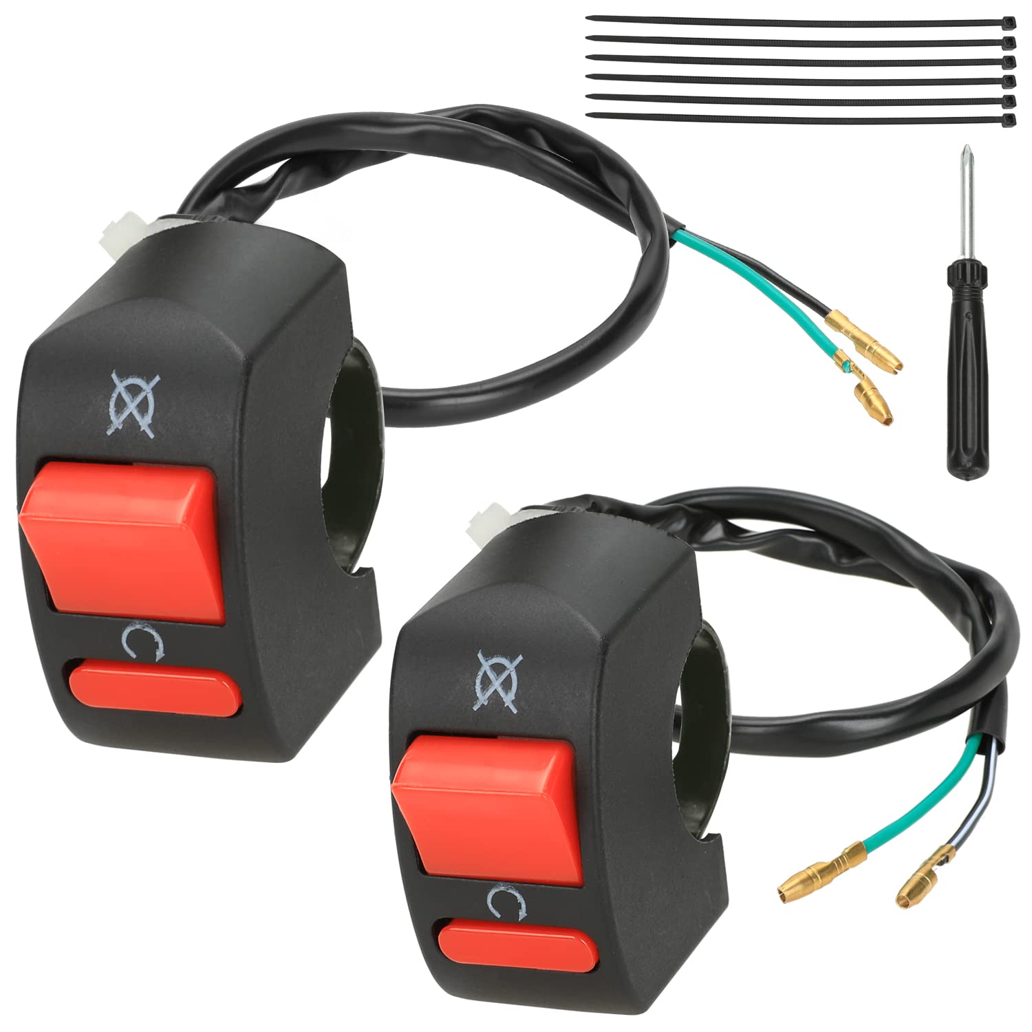 YOXUFA Mini Bike Kill Switch - 7/8 On/Off for Predator 212cc, 196cc, 97cc, Coleman CT100U, CT200U, Baja Warrior