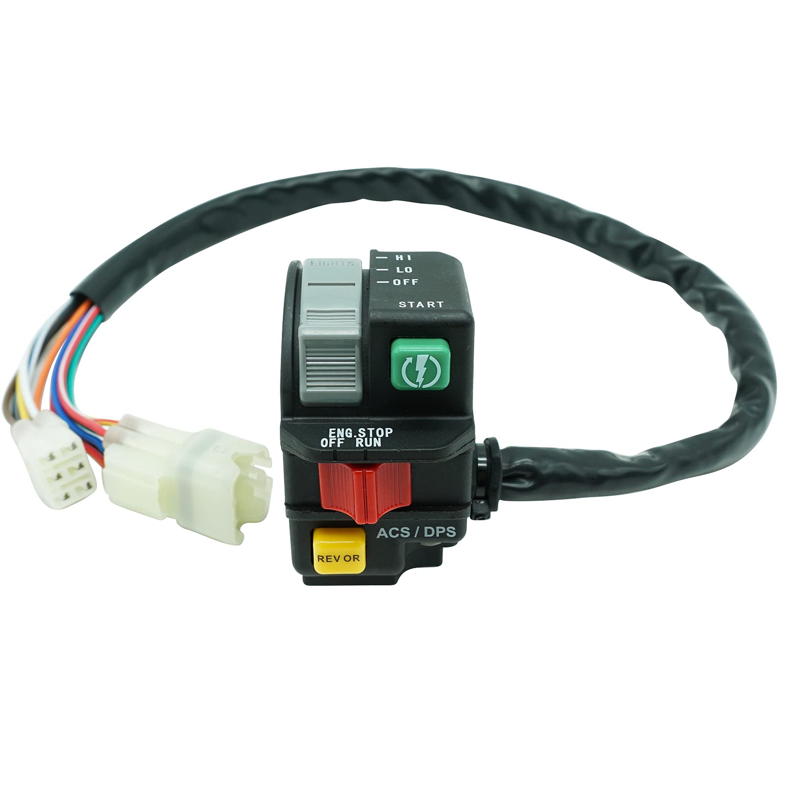 M Mati Left Handlebar Start Stop Headlight Switch For Can Am Outlander 650 850 1000 Renegade 570 850 1000 Except Standard Edition 710005070