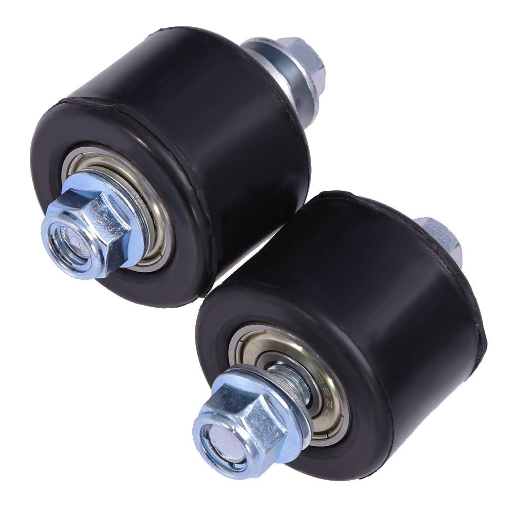 Black Chain Roller Guide Set Lower Compatible With Yamaha Yfz 350 Banshee 1987-2006