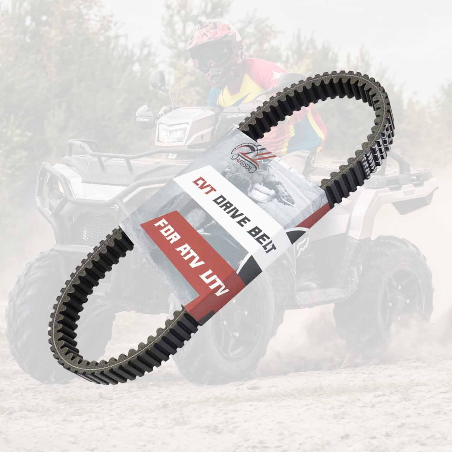 3211077 Drive Belt 20G4022 Heavy Duty Carbon Belt Fits For 1993-2019 Polaris Sportsman 400 500 Ranger 500 Scrambler Magnum Replacment For 3211072 3211048