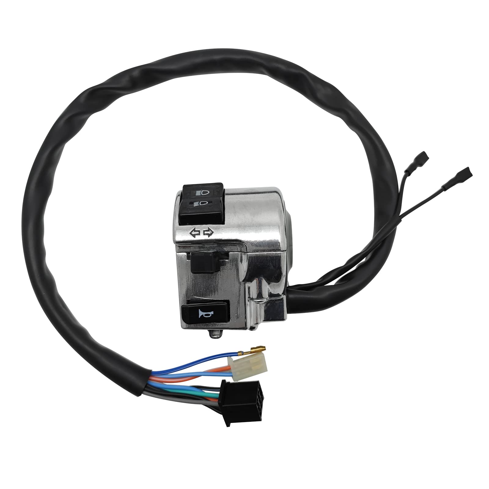 Left Control Switch Turn Signal Horn Headlight For Honda Shadow Ace 750 Vt750C/Vt750Cd 1998-2003, Oem# 35020-Mba-000