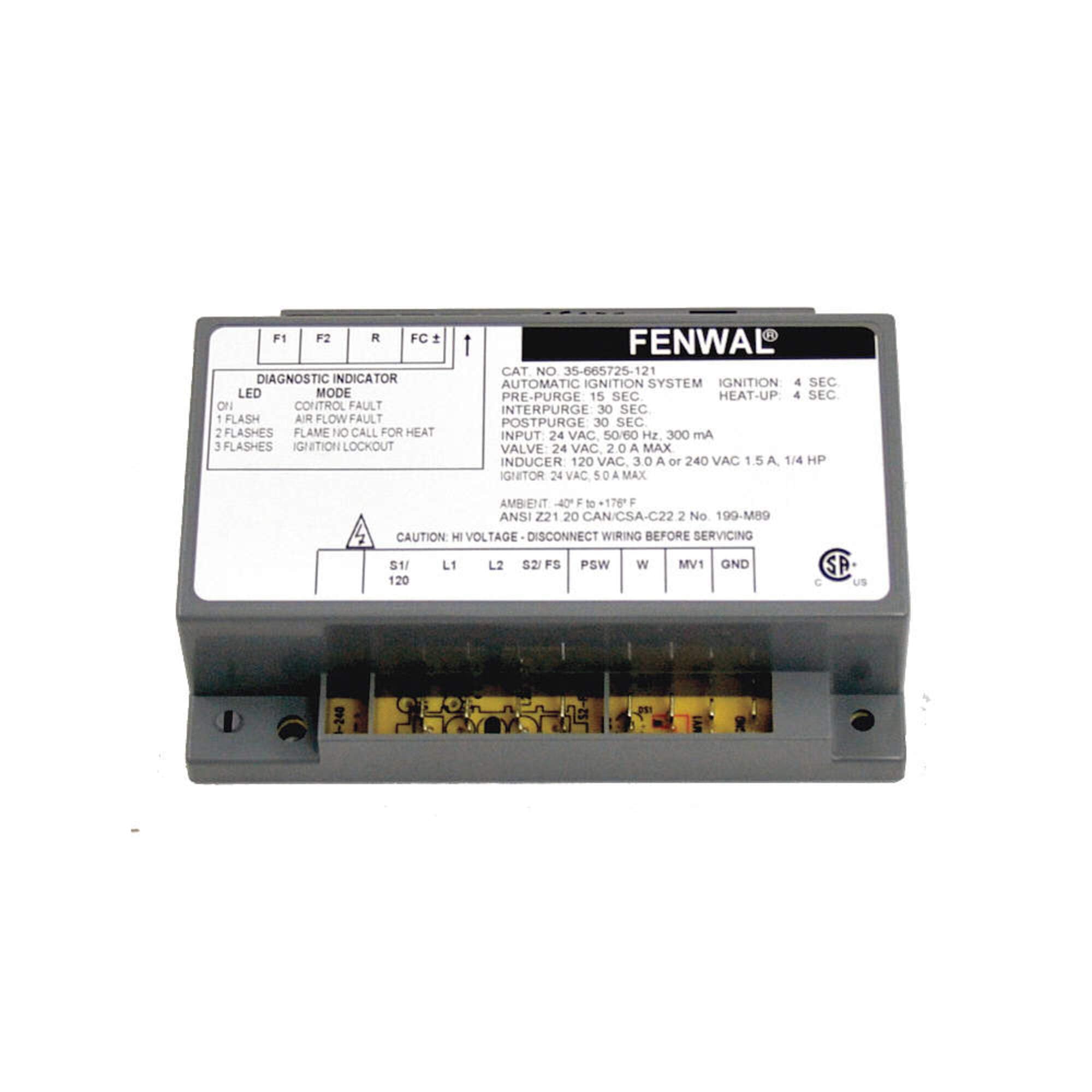 Fenwal Ignition Controls Control Board, 24V