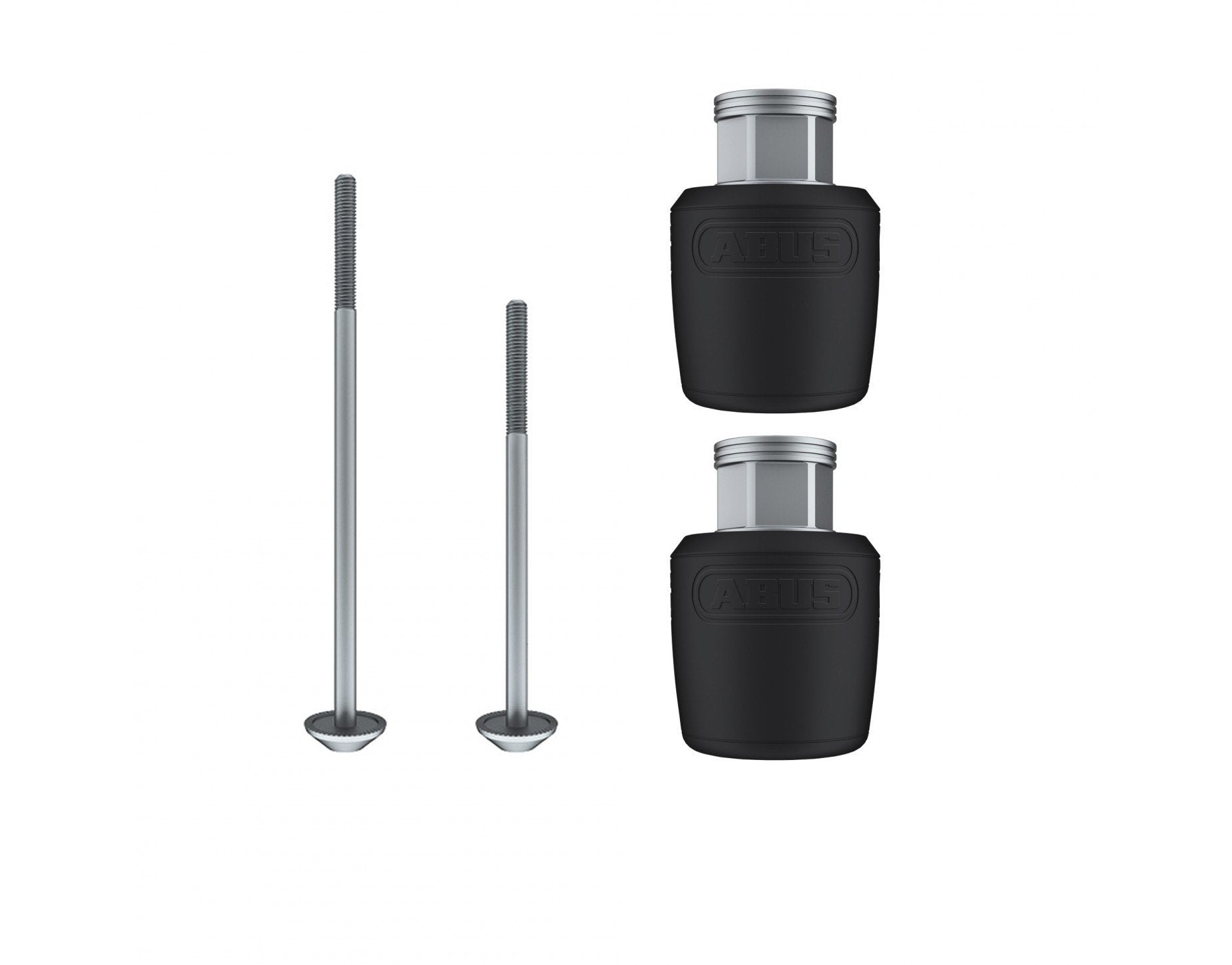 Abus Wheel Lock Nutfix Quick Release Pair Skewer Length 100F/135R Wheel Lock, Black