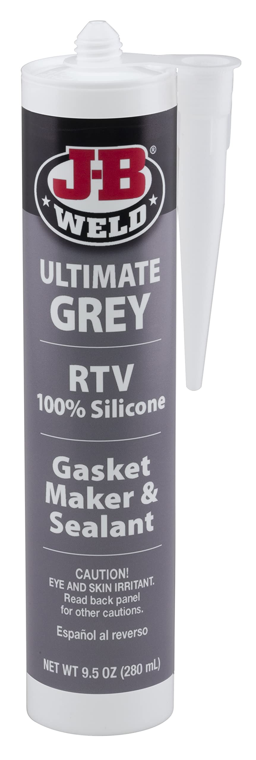 J-B Weld 32927 Ultimate Grey Rtv Silicone Gasket Maker And Sealant - 9.5 Oz.
