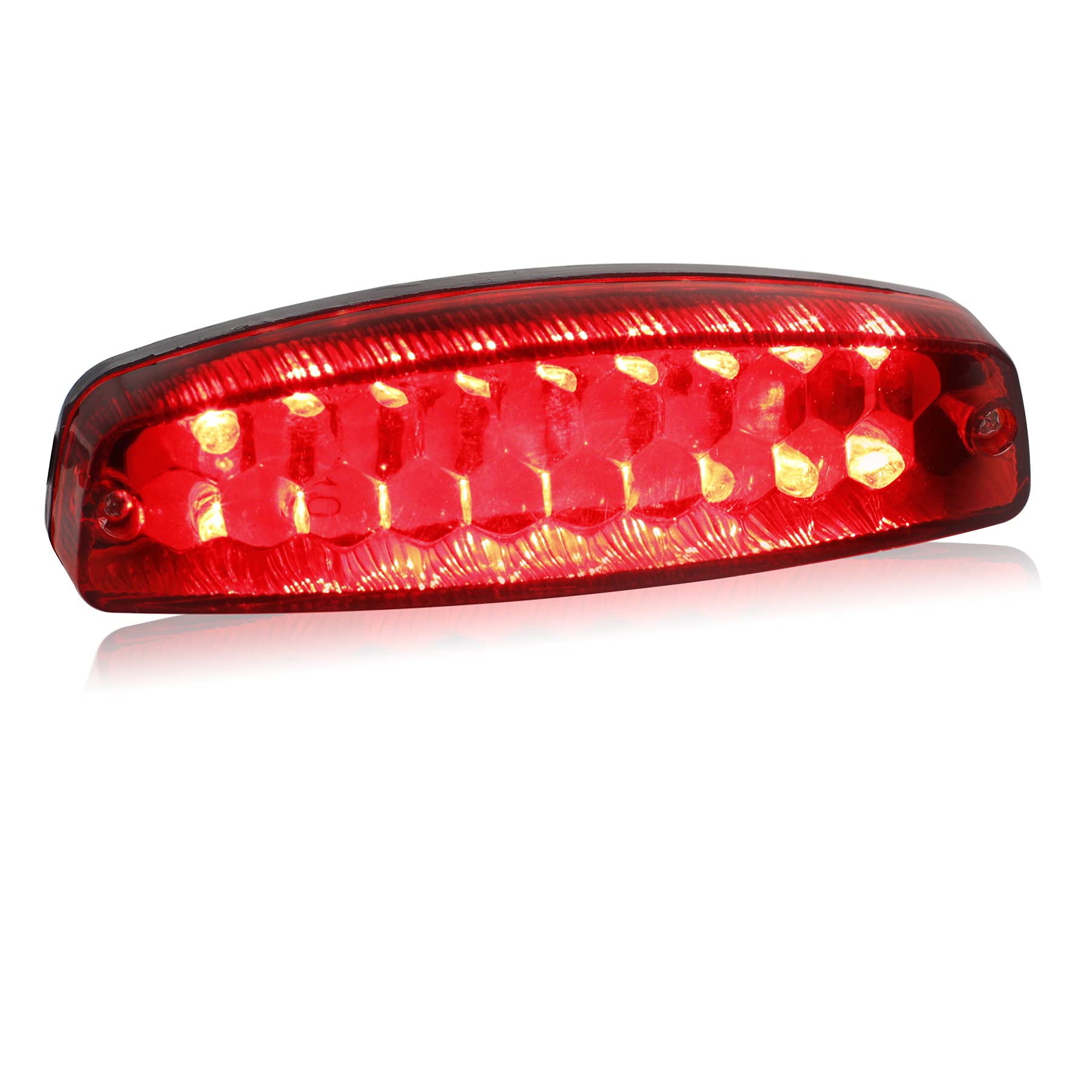Quasco Universal 12V Tail Light Atv Taillight Brake Lights Compatible With Yamaha Honda Suzuki 50Cc 70Cc 90Cc 110Cc 125Cc Tao Tao Scooter Motorcycle