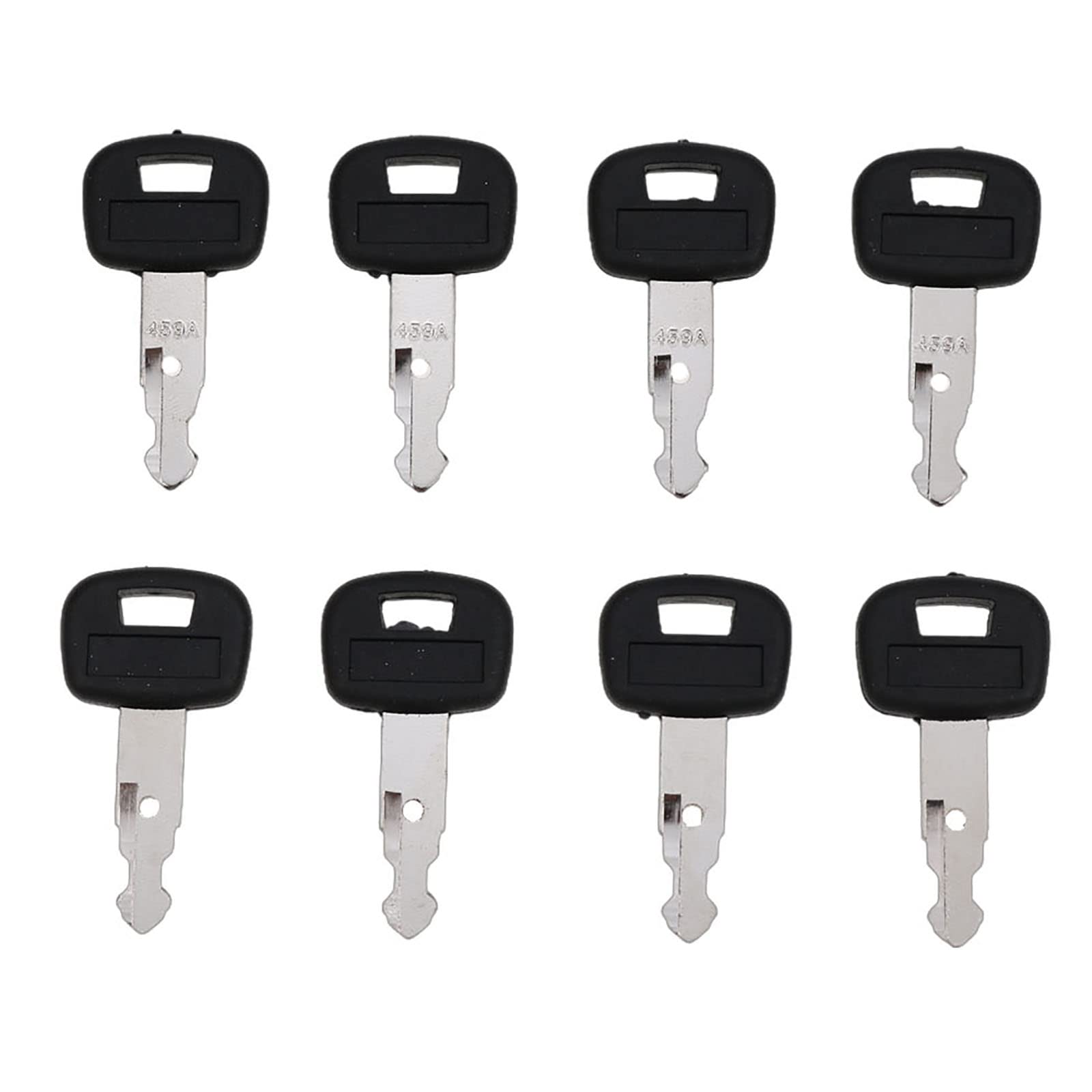 Fridayparts 8Pcs Ignition Key Compatible For Kubota Track Loaders Svl75 Svl90 Svl95-2S Parts # 459A Replacement