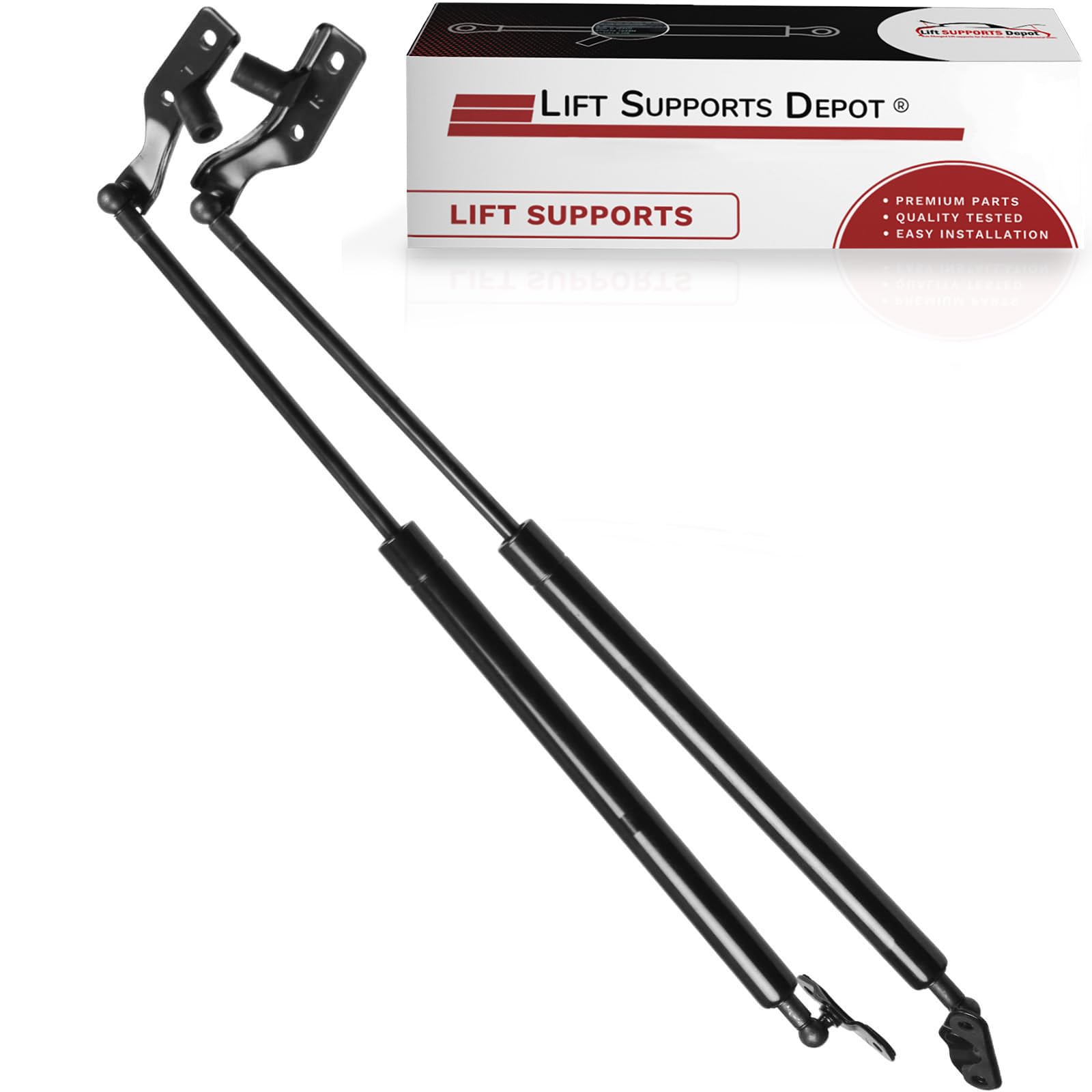 Lift Supports Depot Qty (2) Compatible With Toyota Highlander 2008-13 Liftgate Supports With Power Gate Brackets Shocks Struts