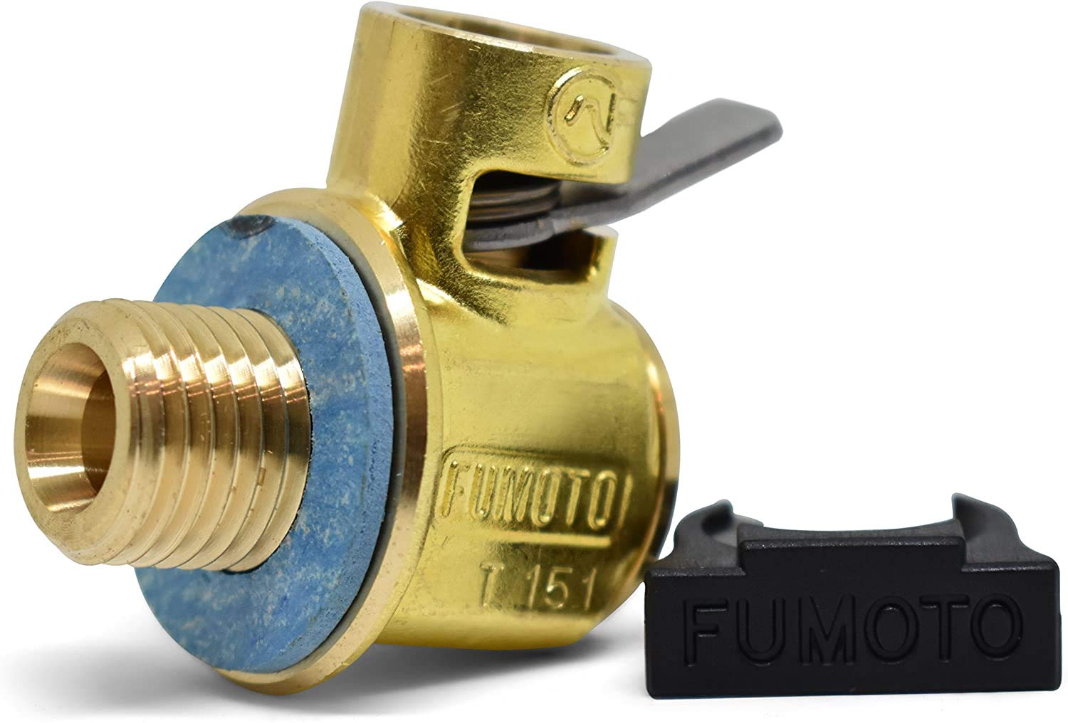 F-137: Standard Valve With 12Mm-1.75 Threads With Lever Clip Gold