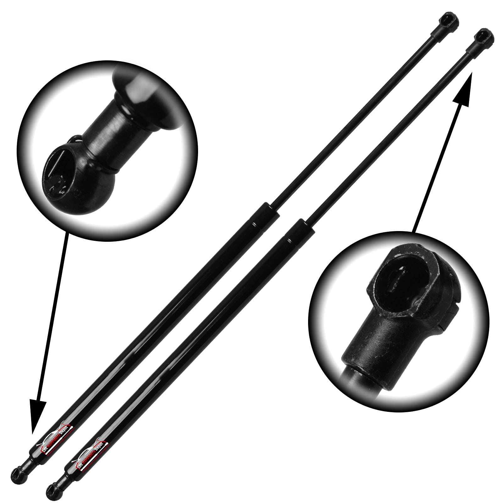 Lift Supports Depot Qty (2) Compatible With Volkswagen Golf Gti 2015 To 2020 Hatchback Lift Supports Shocks Struts