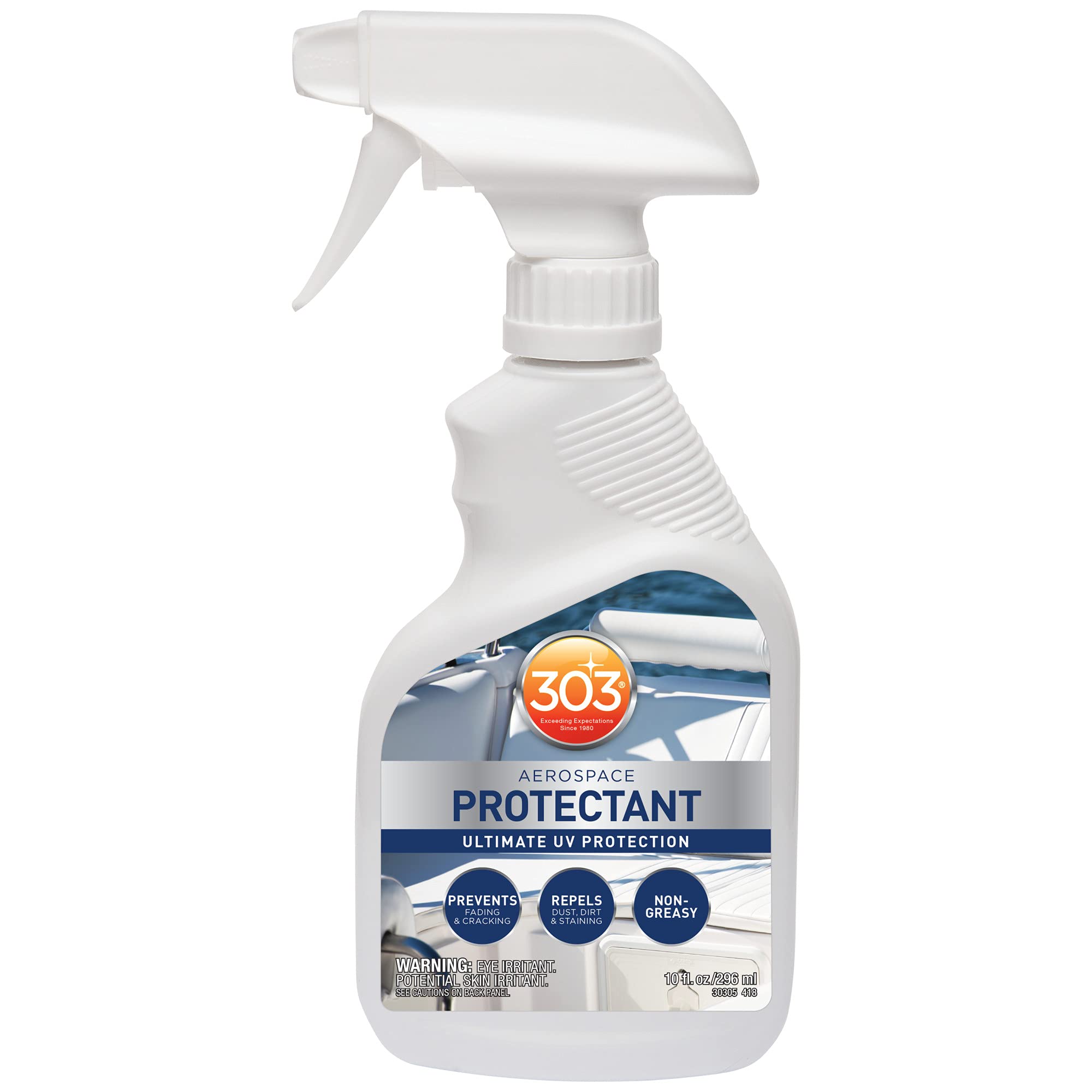 303 Products Marine Aerospace Protectant – Uv Protection – Repels Dust, Dirt, & Staining – Smooth Matte Finish – Restores Like-New Appearance – 10 Fl. Oz. (30305)