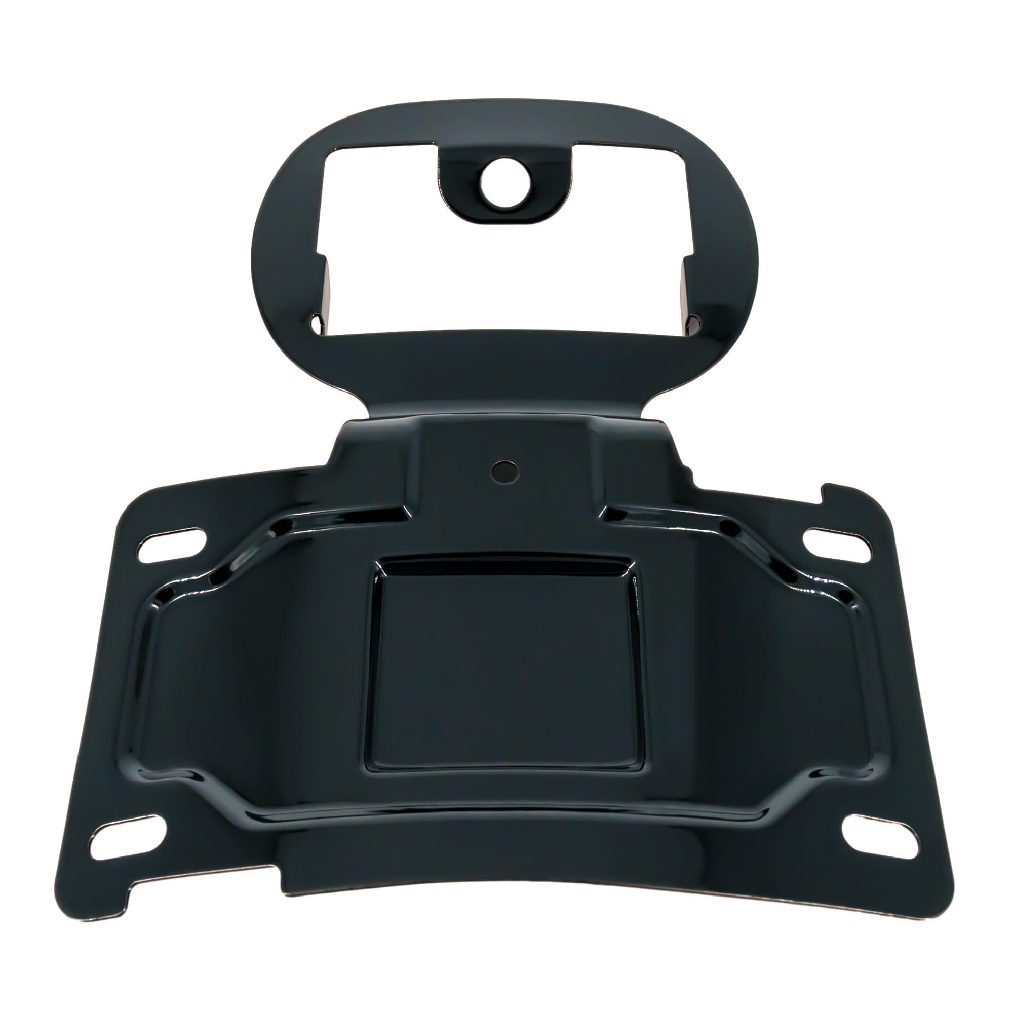 Americruise Motorcycle License Plate Holder Fit For Harley Davidson Cvo Electra Road Glide Flhtkse Flhtcu Flhtcul Flhtkl Fltruse (Black)