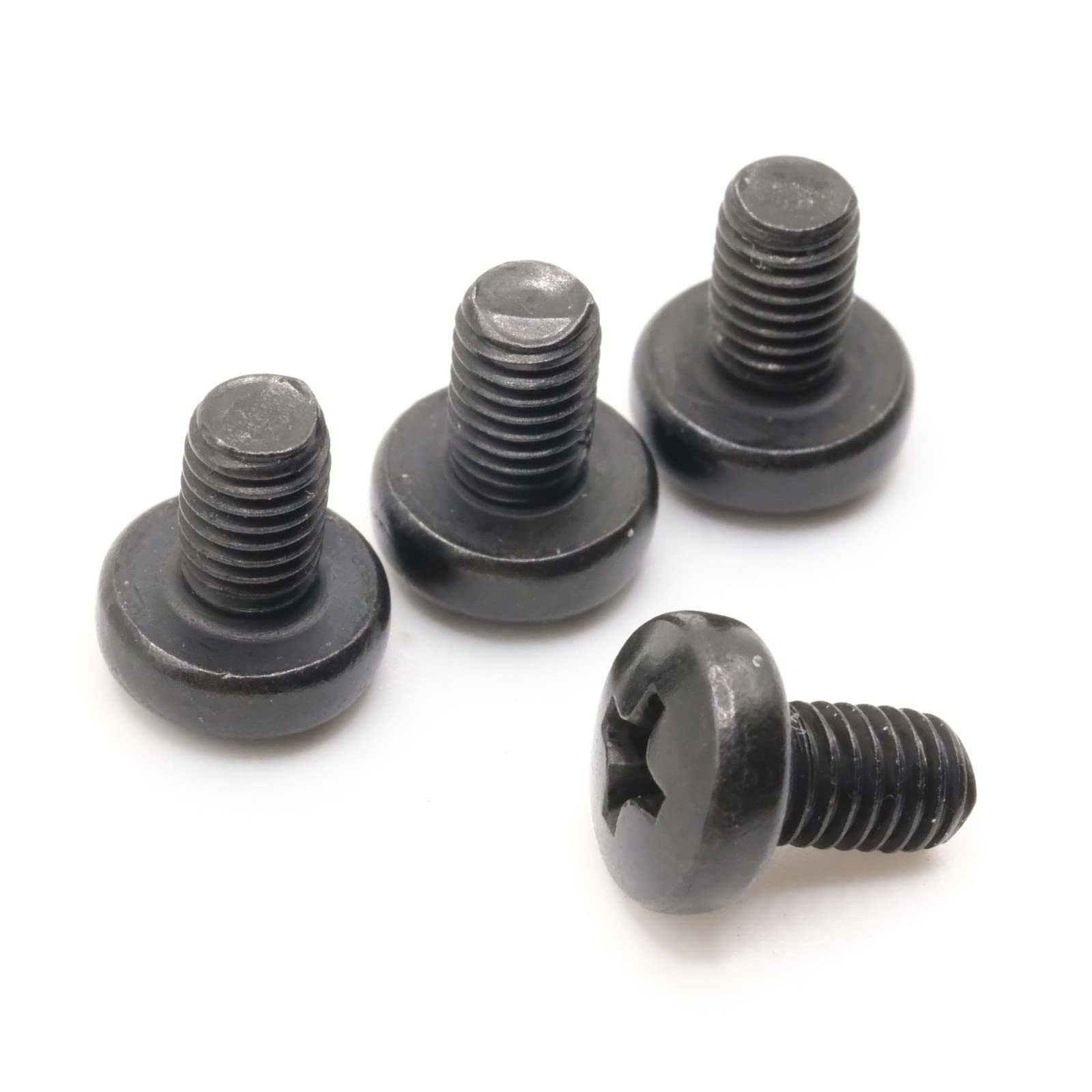 ReplacementScrews Rear License Plate Screws - Stainless Steel, Black Oxide, M5-0.8 x 8mm, Pack of 4, Compatible with BMW