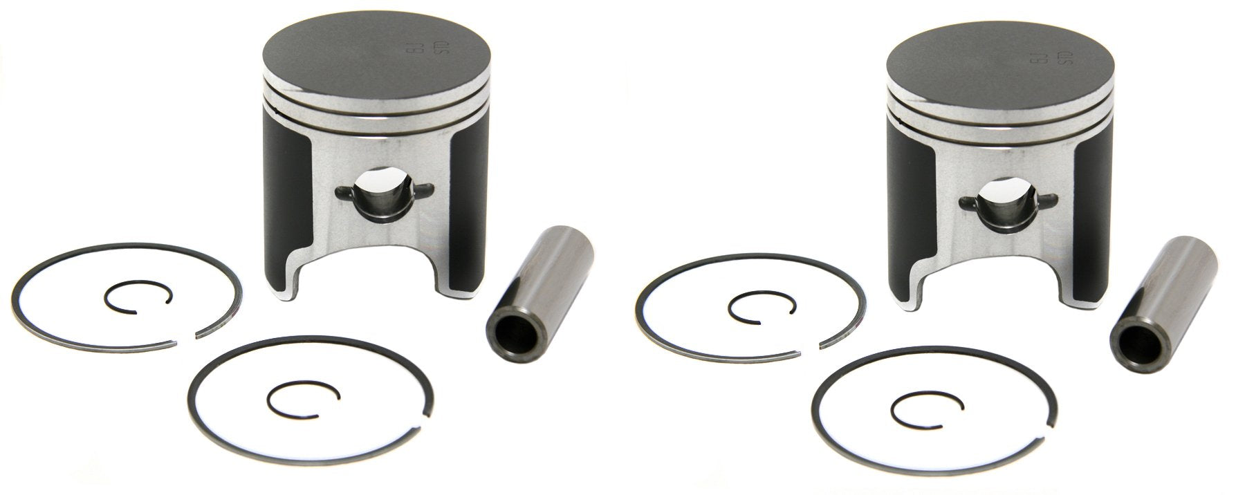 Spi, Sm-09168, 2 Standard Bore Piston Kits For Arctic Cat Zr 440 Fits 1996-2001 Models - 66.5Mm