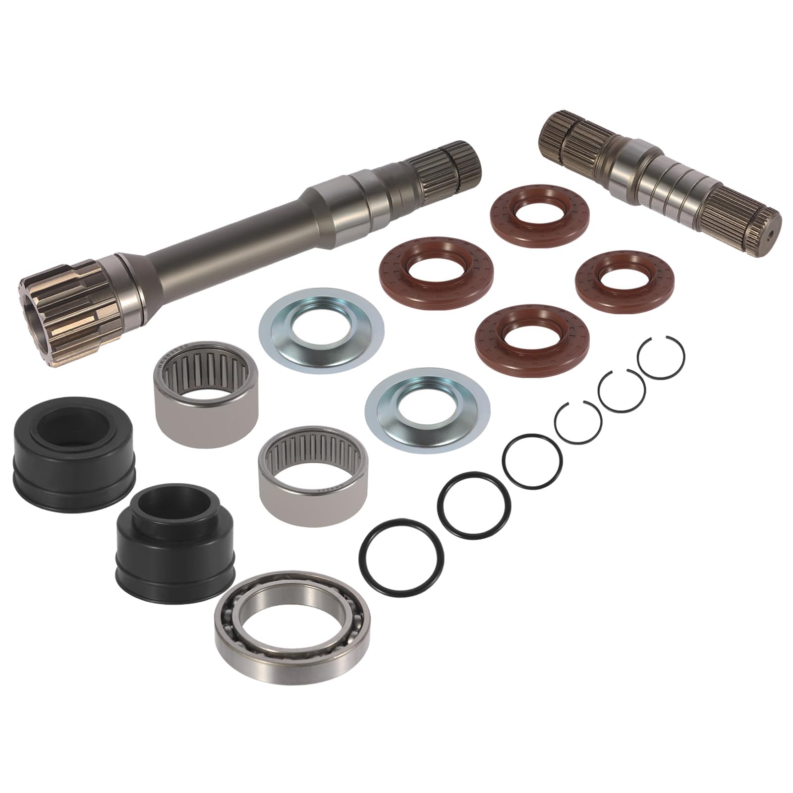 Flynsu Front Differential Axle Intermediate Shaft Kit Replacement For 2012-2021 Dodge Ram 1500 Inner Shaft 68146594Ab, 68146594Aa, 68257420Af, 68257421Af, 68257422Af, 722N695Bka