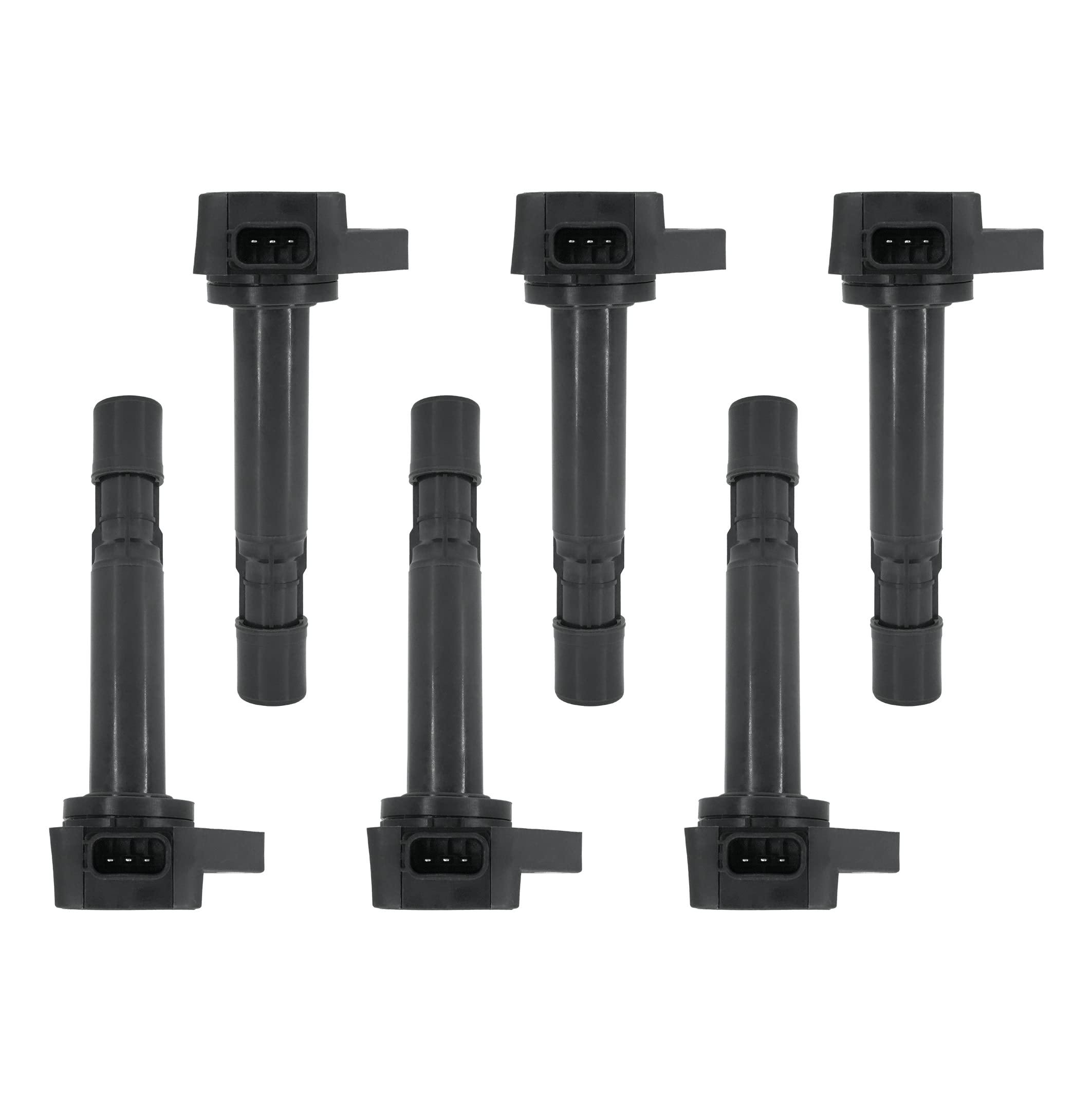 Marsram Ignition Coil Pack Set Of 6 Compatible With 2005 2006 2007 2008 Acura Cl Rl Tl 2001 2002 2003 Honda Accord Odyssey Pilot Civic 1.7L 3.0L 3.2L 3.5L Replacement For Uf242 C1221 30520P8Ea01