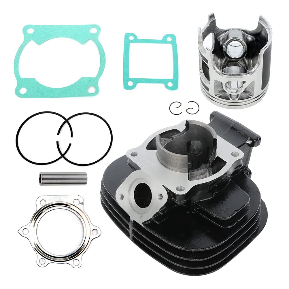 Eccpp New Cylinder Piston Ring Gasket For 1988-2006 For Yamaha Blaster 200 Yfs 200 Compatible Fit For Cylinder Piston Gasket Top End Kit
