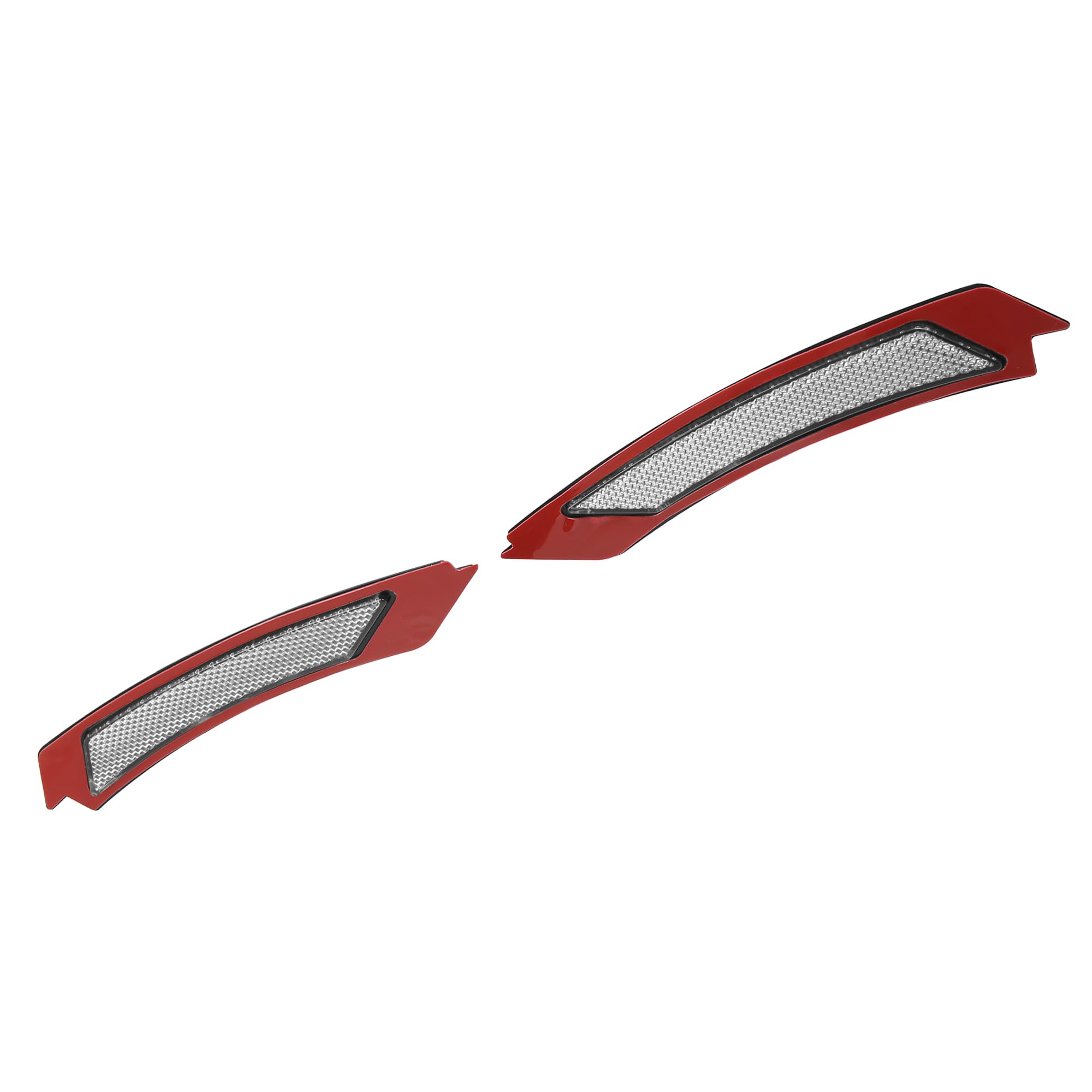 A Absopro Bumper Reflector Side Marker 63147205398 63147205397 Front Reflector For Bmw 328I Xdrive 2009-2011 White(Set Of 2)