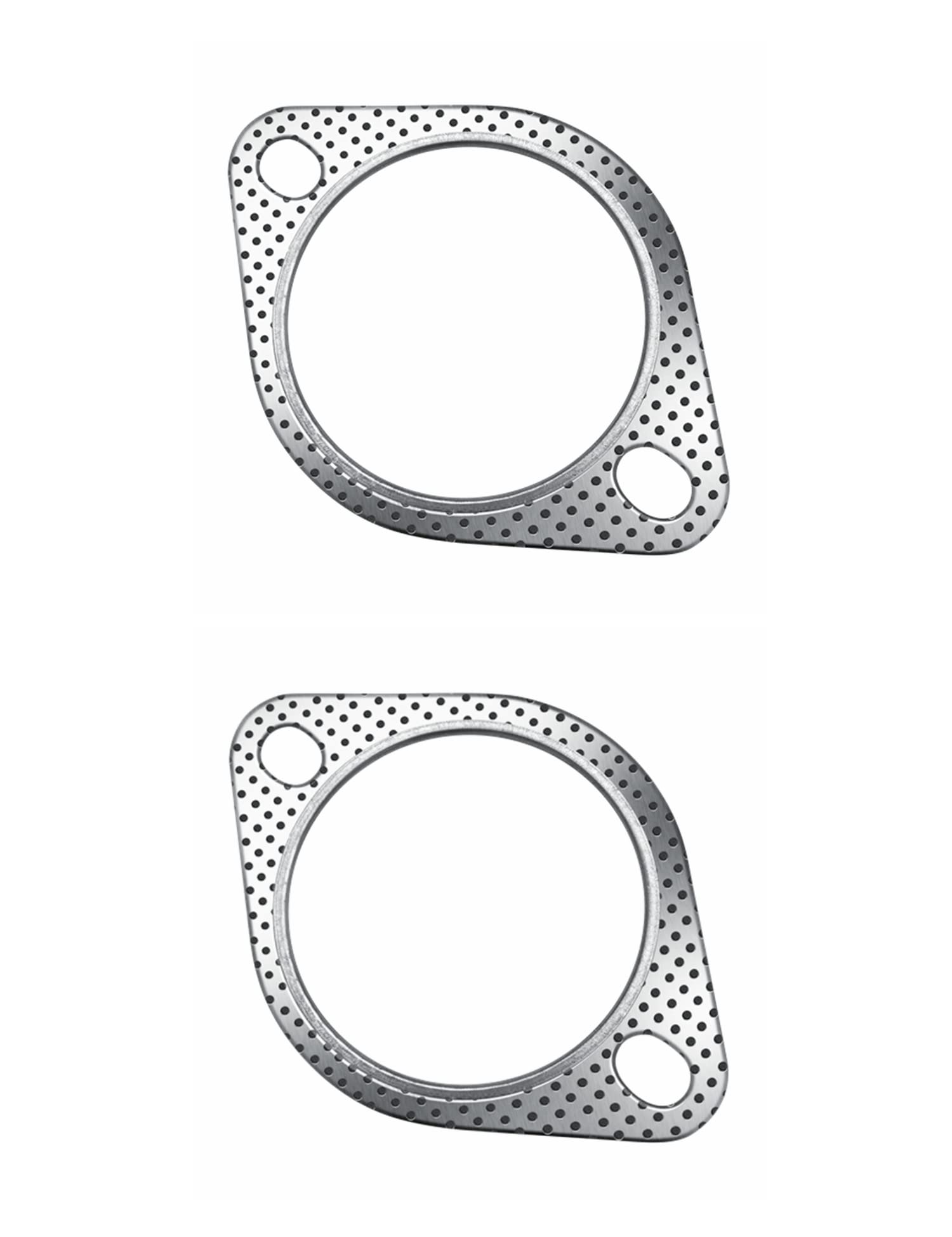 Strongthium 3“ Exhaust Gasket 2 Bolt For 3 Inch Muffler Flange Manifold 120-07610-0002 High Temperature 2X