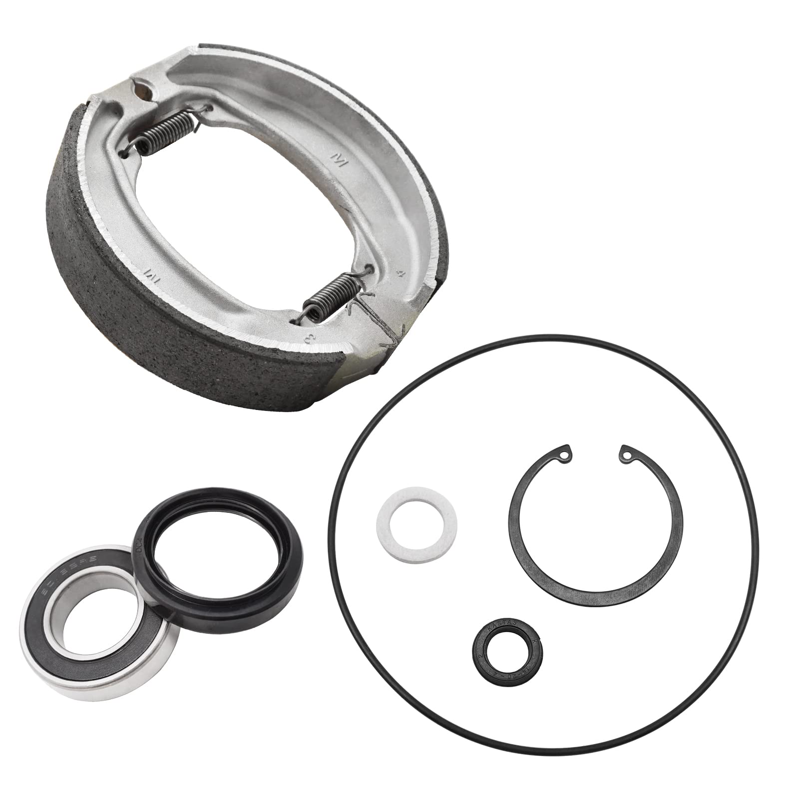 Rear Brake Drum Shoes Bearing Seals Kit For Honda Recon 250 Trx250 Trx250Ex Trx250X 1997-2021