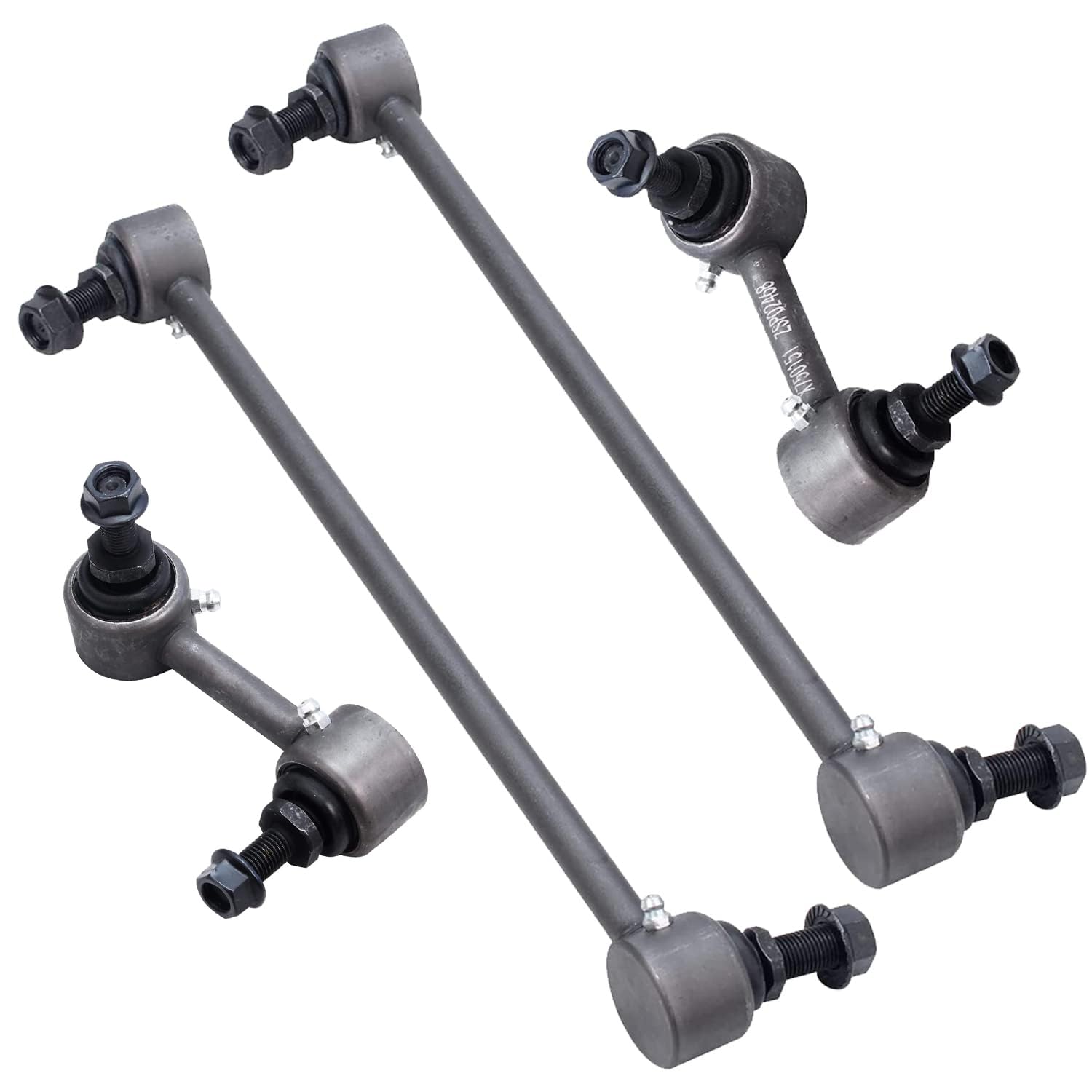 Detroit Axle - 4Pc Sway Bars For 2007-2016 Honda Cr-V, 4 Front And Rear Stabilizer Sway Bar End Links 2008 2009 2010 2011 2012 2013 2014 2015 Replacement