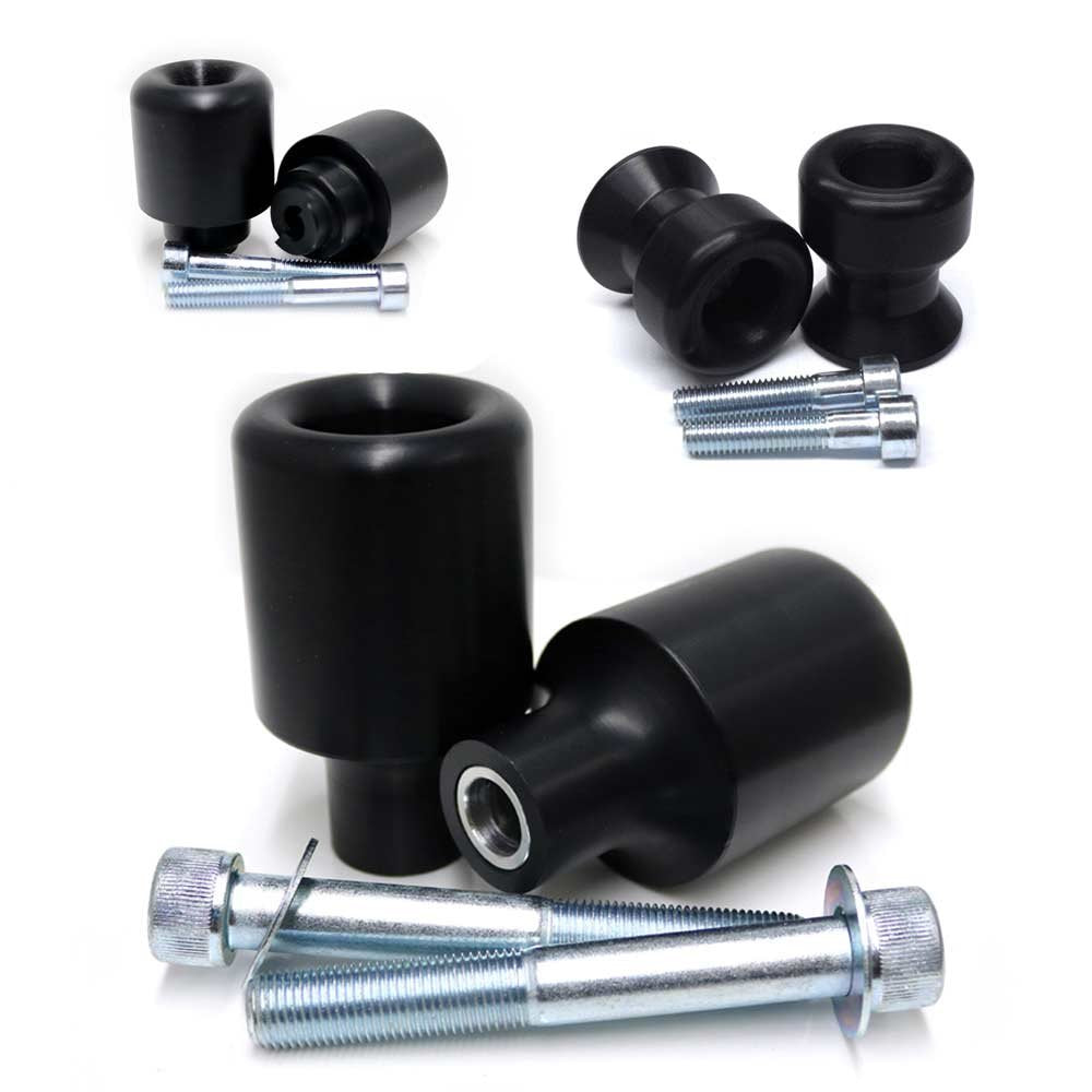 Shogun Hon Cbr1000Rr Cbr 1000 2008 2009 2010 2011 2012 2013 Black Complete Frame Slider Kit Includes Frame Sliders Swing Arm Spools And Bar Ends - 755-3929 - Made In The Usa