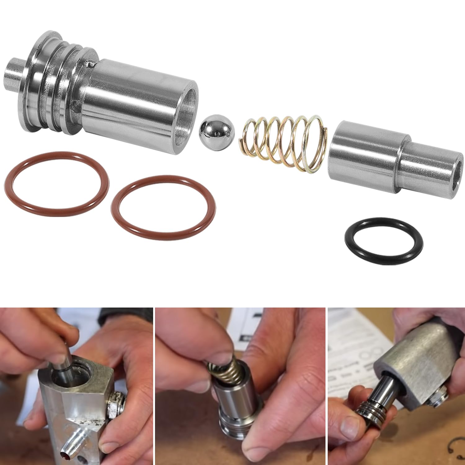 Stl010 Cooler Flow Bypass Valve Kit Upgrade For Cadillac Chevy Gmc Transmission 2014-Up Gm 6L80 6L90, 2016-Up 8L90 8L80 8L90E 10L90, Transmission Cooling System Upgrade Kit