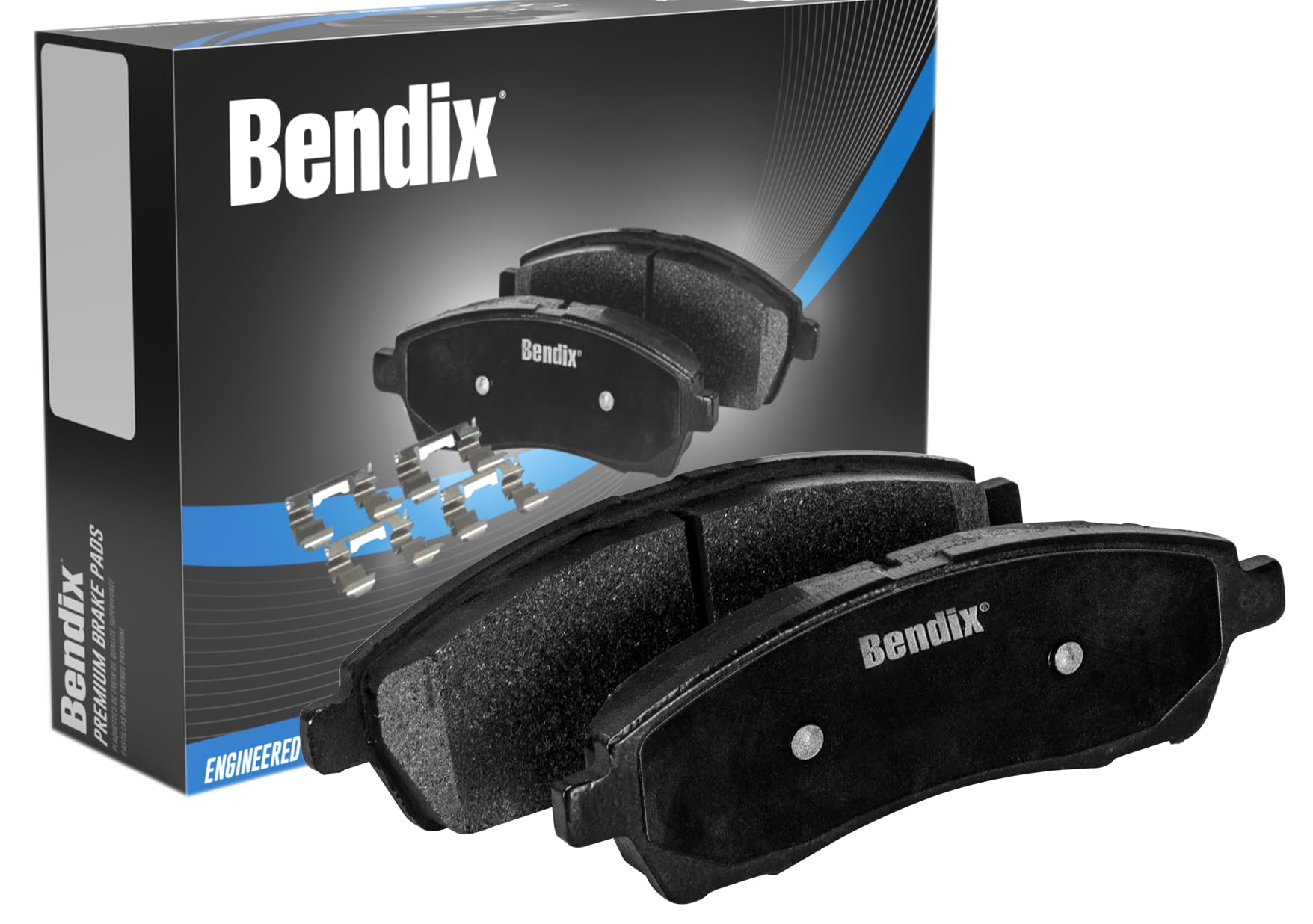 Bendix Premium Sbc1327 Ceramic Front Brake Pads For Select Models Chrysler Town & Country, Dodge Grand Caravan, Journey, Nitro, Jeep Liberty, Wrangler, Wrangler Jk, Ram C/V, Volkswagen Routan, Routan