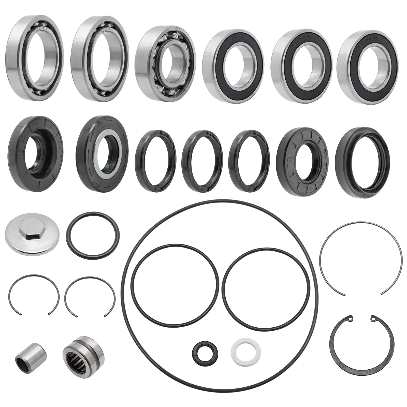 Rear Axle All Bearings Seals Kit For Honda Recon 250 Trx250Ex Trx250X Trx250 1997-Up