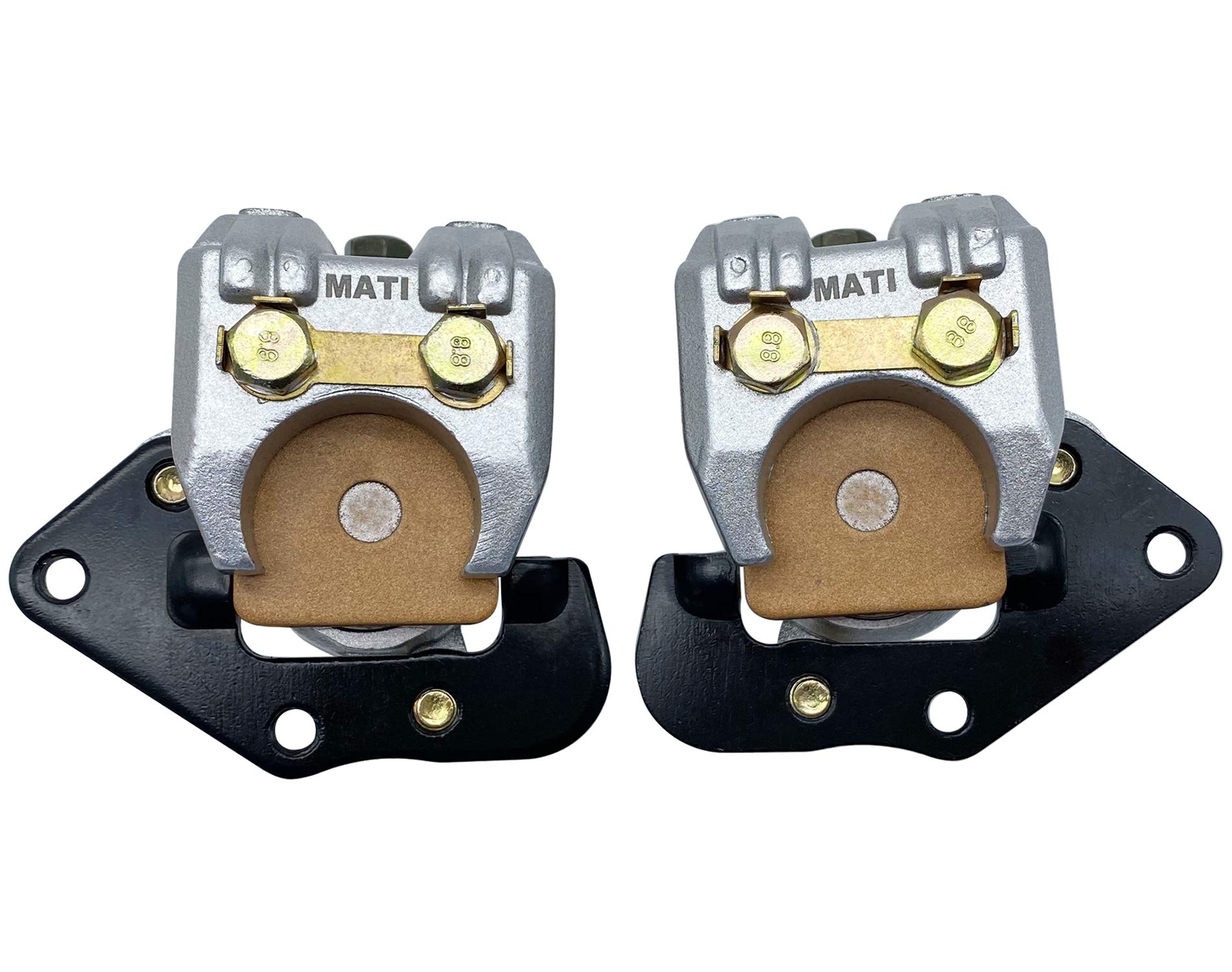 M Mati Front Left Right Brake Calipers W/Pads For Kawasaki Prairie 300 Kvf300 Prairie 360 Kvf360 Prairie 400 Kvf400 43080-5135 43080-5136
