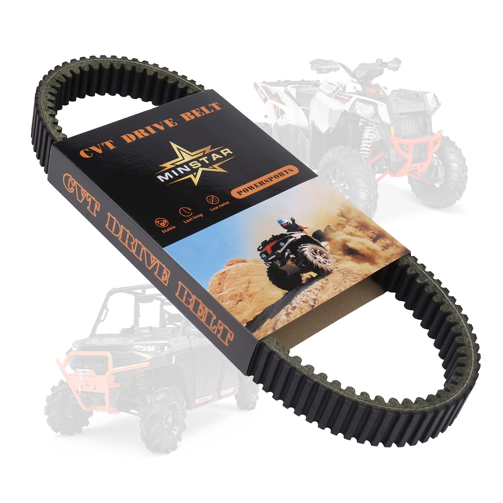 Minstar Drive Belt Replace No.3211113 19C3982 Compatible With Polaris Sportsman 500 570 450 800 Rzr 800 Ranger 500