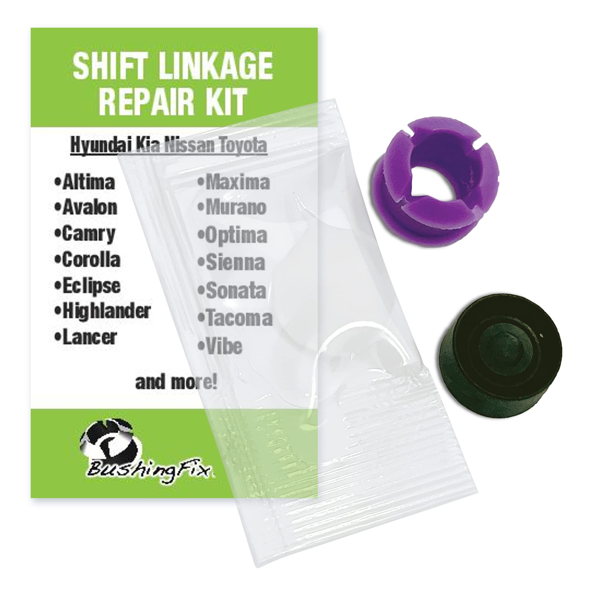 Bushingfix Bp1Kit - Automatic Transmission Shift Cable Bushing Repair Kit, Replacement Shifter Cable Bushing, Quality Transmission Repair Kit, Compatible With Nissan, Toyota, Hyundai, And Other Brands