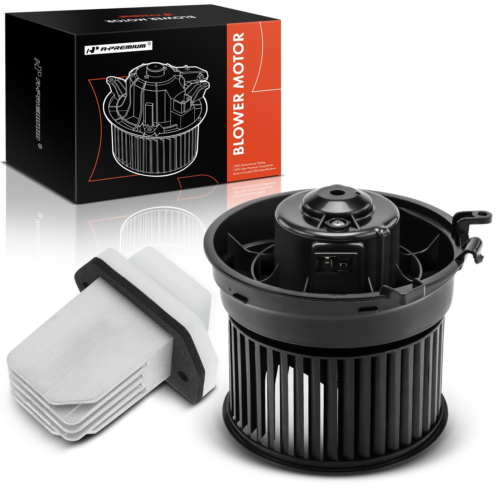 A-Premium Hvac Heater Blower Motor And Resistor Assembly Compatible With Nissan Rogue 2008-2013, Rogue Select 2014-2015, Sentra 2007-2012