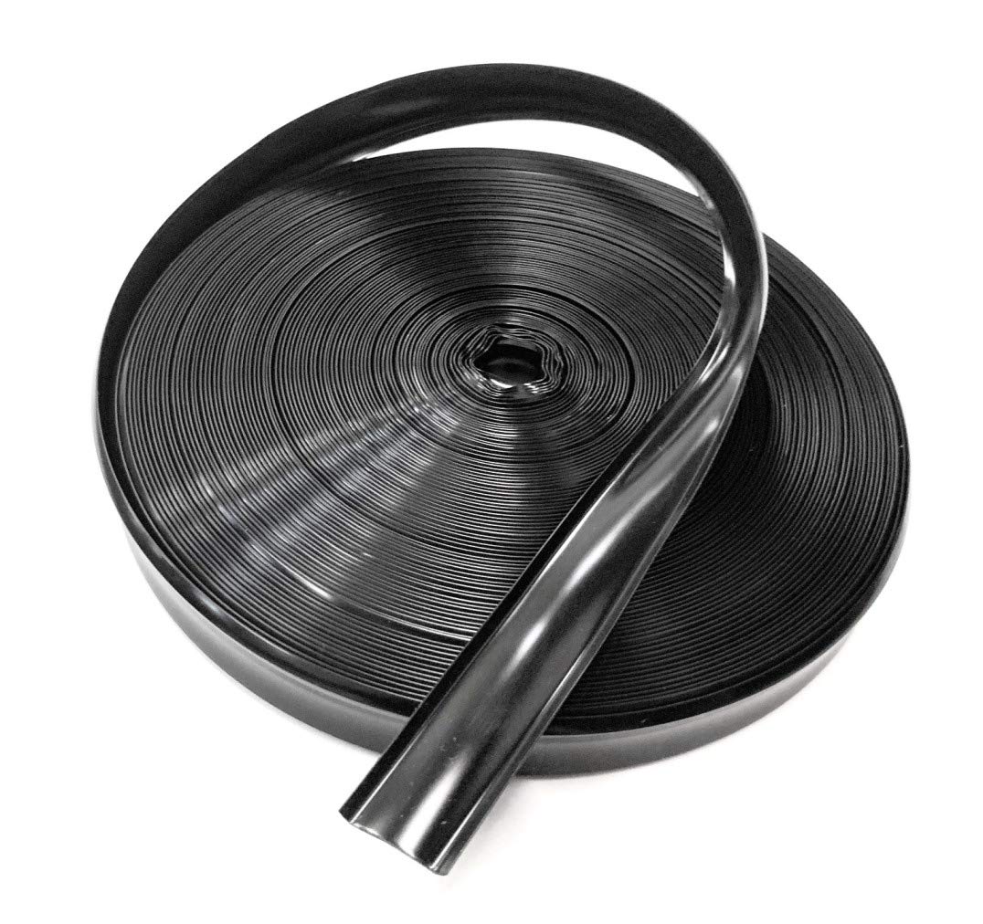 Qpn Black Vinyl 5/8' Insert Molding Trim Screw Cover Rv Camper Travel Trailer (35 Ft, Black)