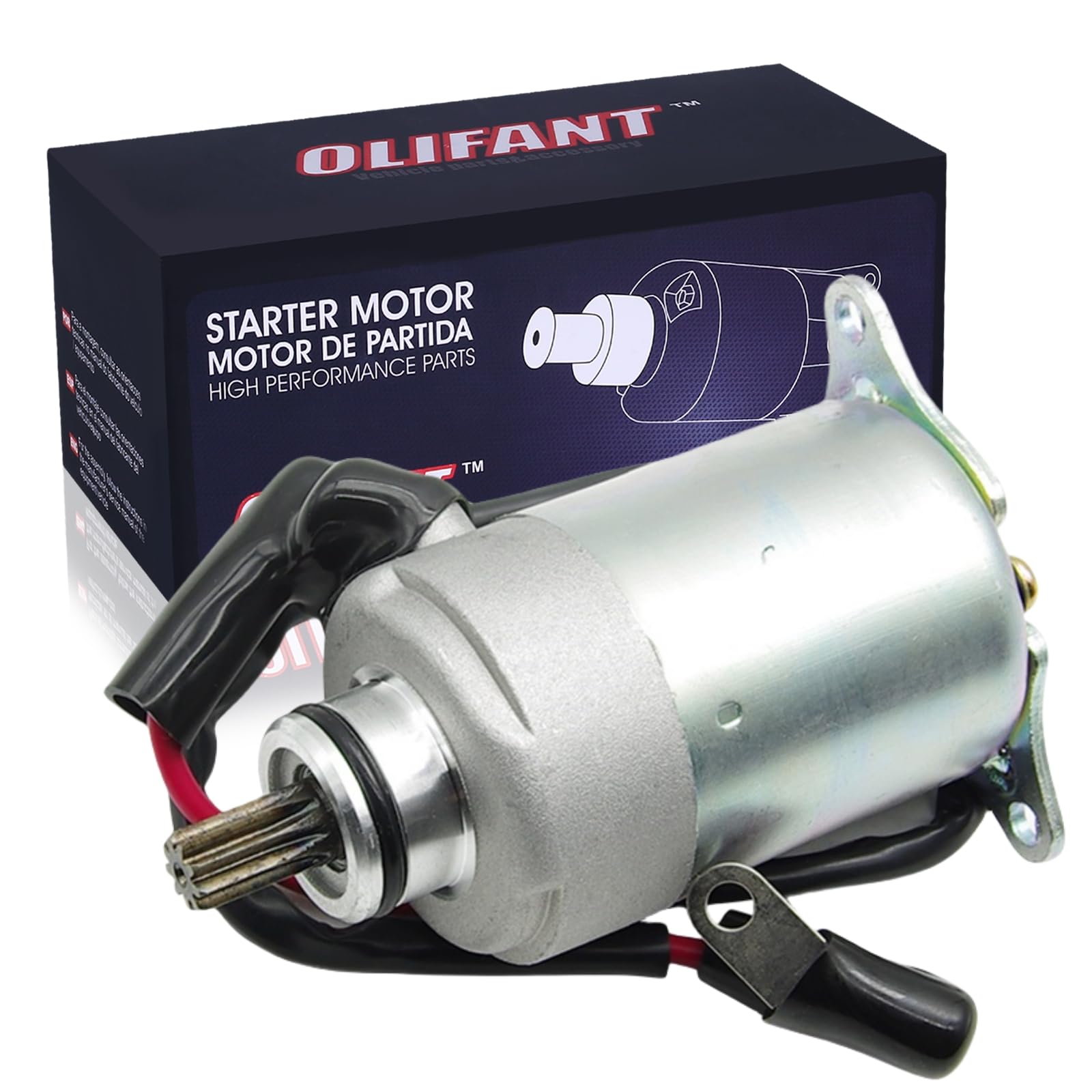 Starter For Polaris Rzr 170/Eton Yukon 150 Viper/Hammerhead Gl Gt Ss Twister 150/Bms Motor Sports 150 /Eagle Atv Scooter 150/Gmi 406 Redcat Kazuma Dingo Falcon 150