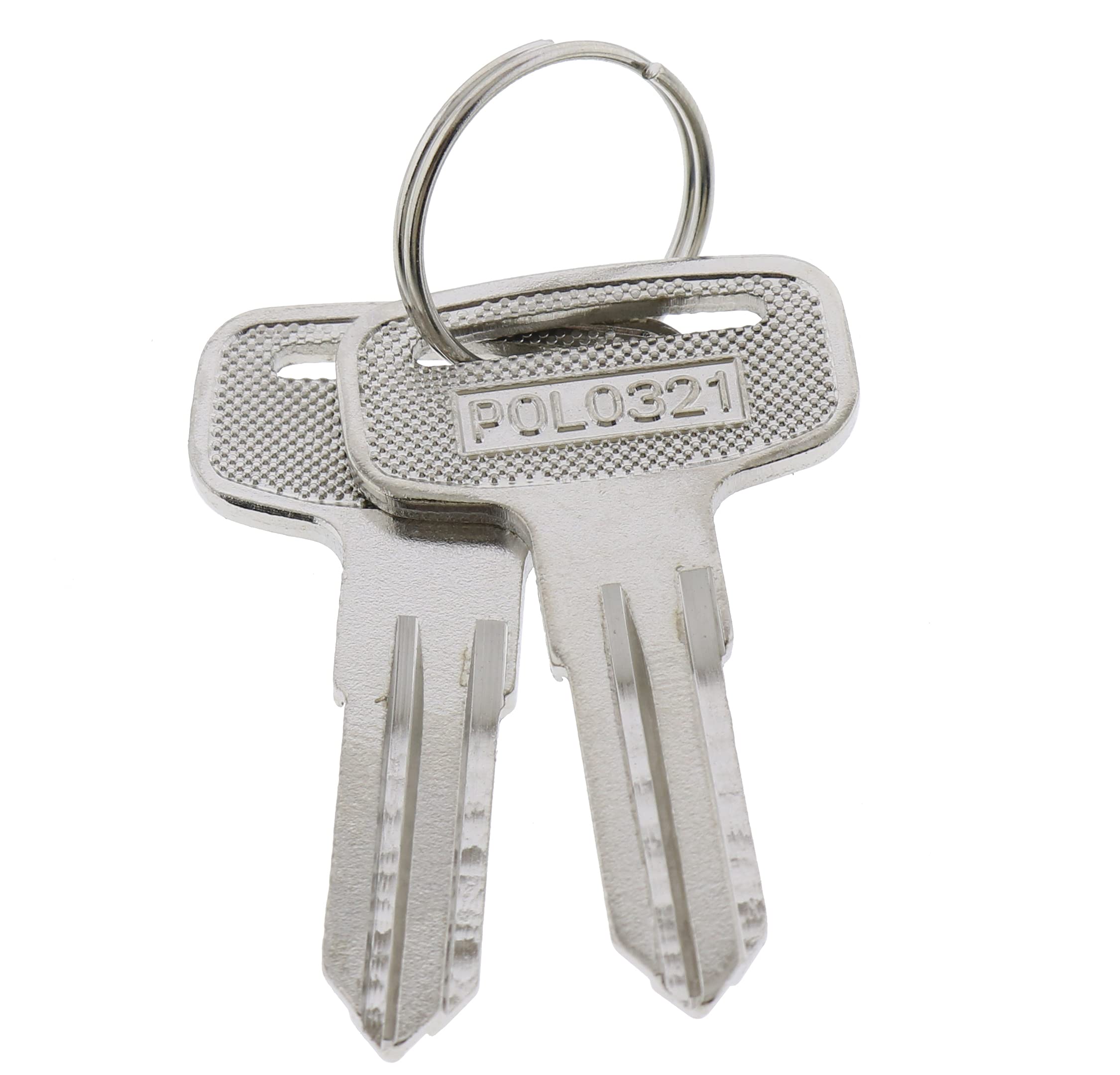 Jeenda 2Pcs Atv Blank Key 4010321 Compatible With Polaris 22/23/27/28 Series Magnum 325/330/500 Sportsman 335/400/450/500 Trail Blazer 250 Trail Boss 325 Xpedition 325 Xplorer 250/400