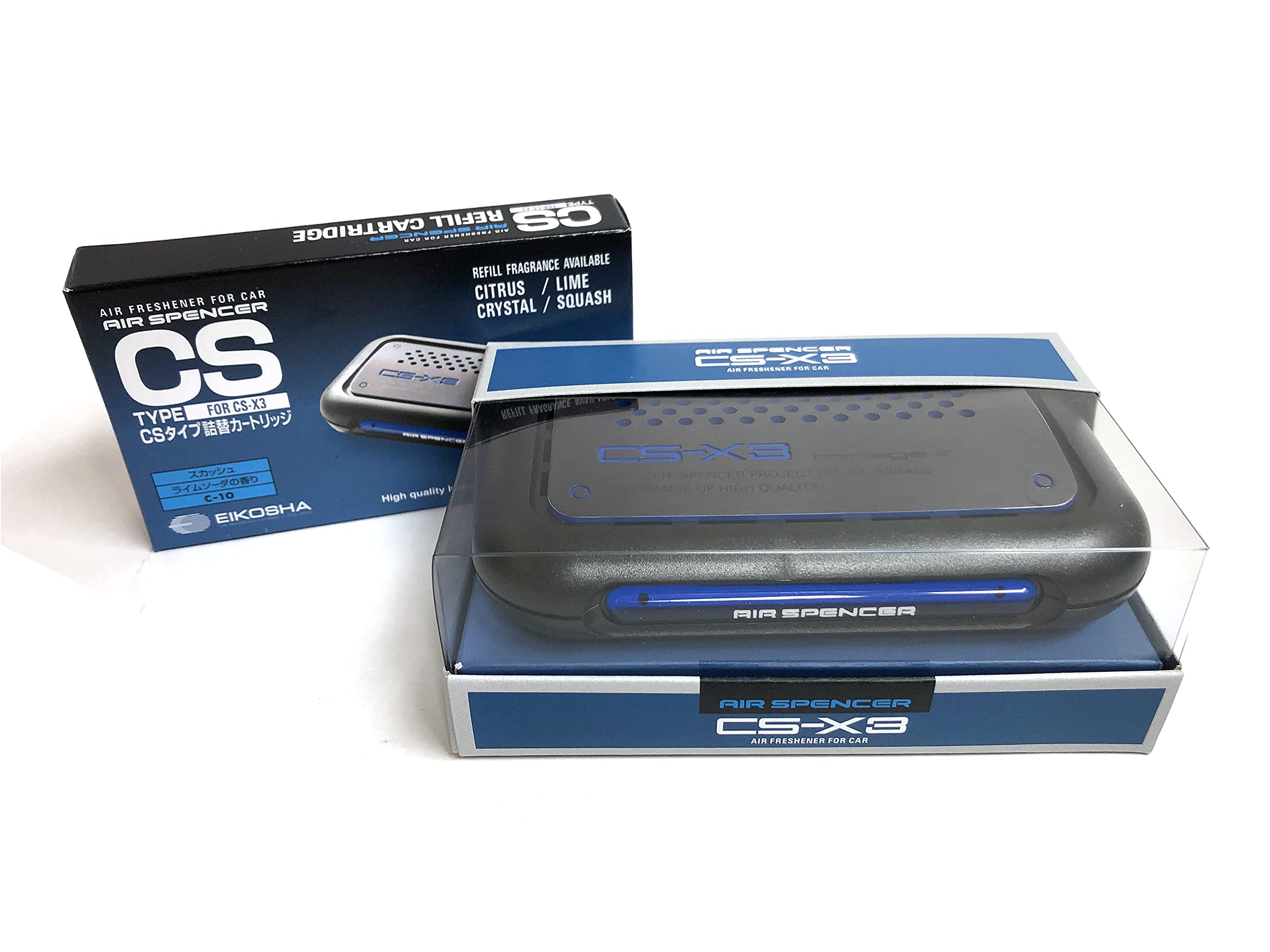 Air Spencer Cs-X3 Car Air Freshener And Refill Combo - Squash Scent