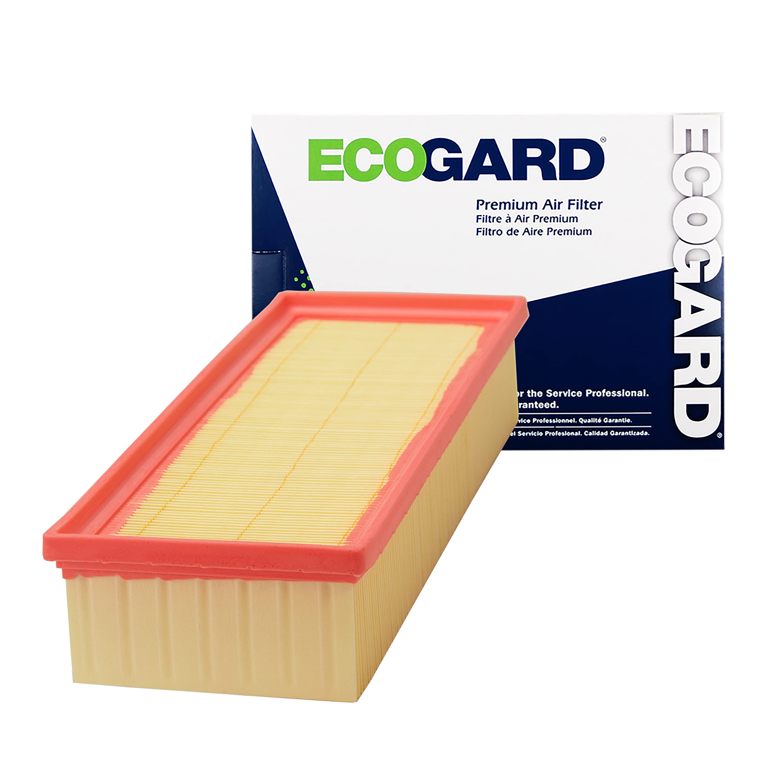 Ecogard Xa6093 Premium Engine Air Filter Fits Audi Q5 2.0L 2011-2017, A4 Quattro 2.0L 2009-2016, A5 Quattro 2.0L 2010-2017, A4 2.0L 2009-2016, Allroad 2.0L 2013-2016, A5 2.0L 2010-2014