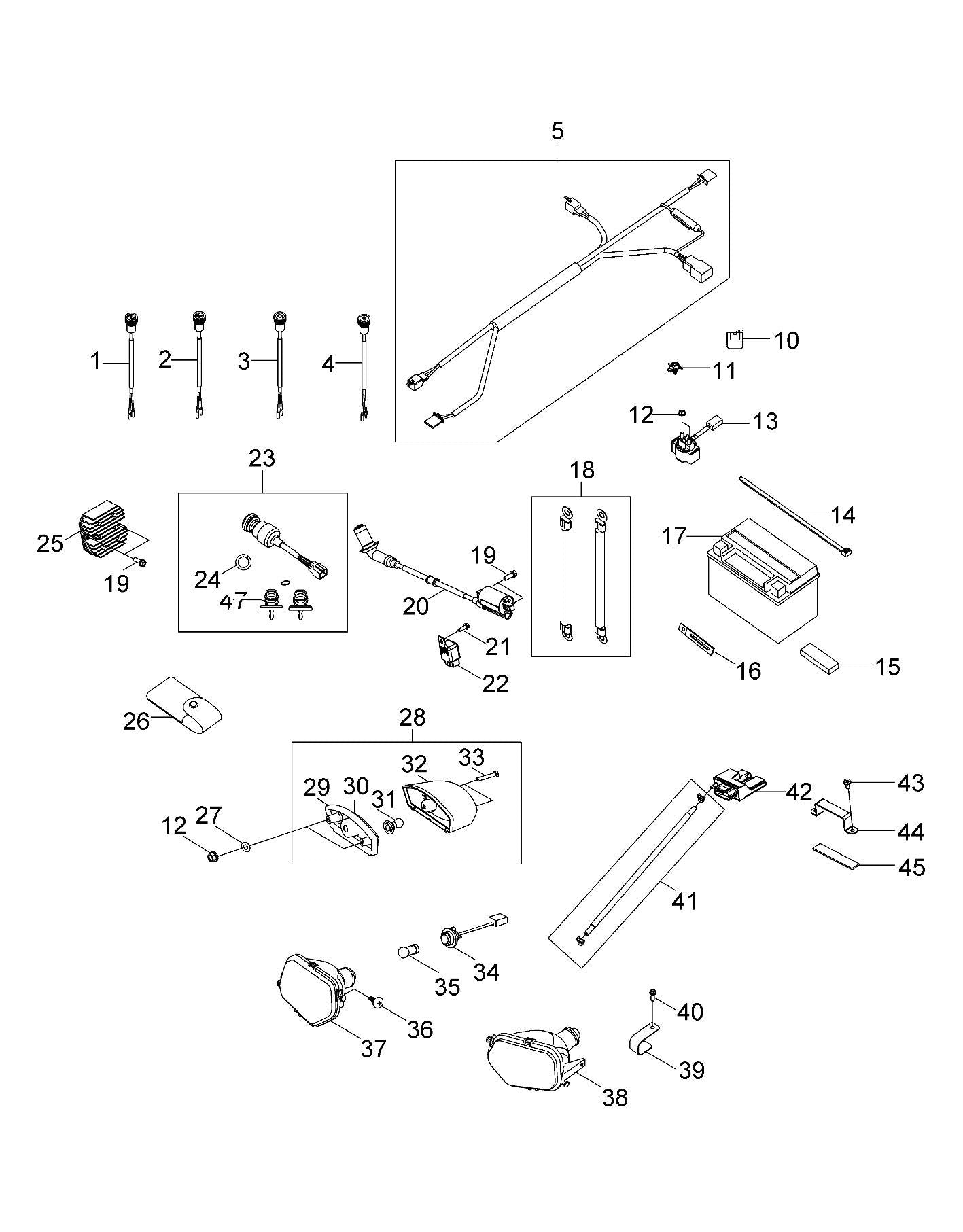 Polaris Rzr Headlight Assembly, Right, Rzr-Y, Genuine Oem Part 0454291, Qty 1